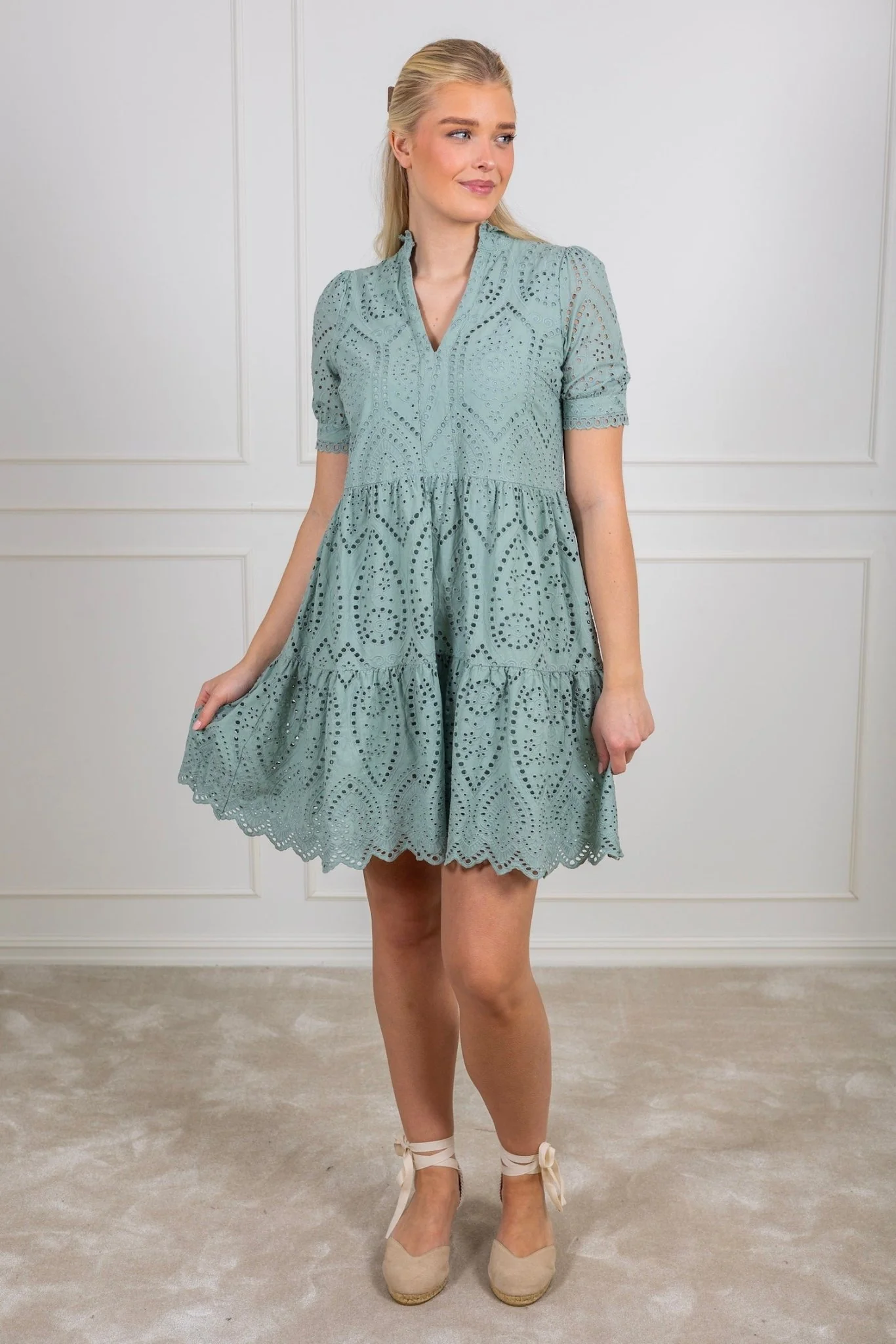 Yasholi Ss Dress Iceberg Green - Image 3