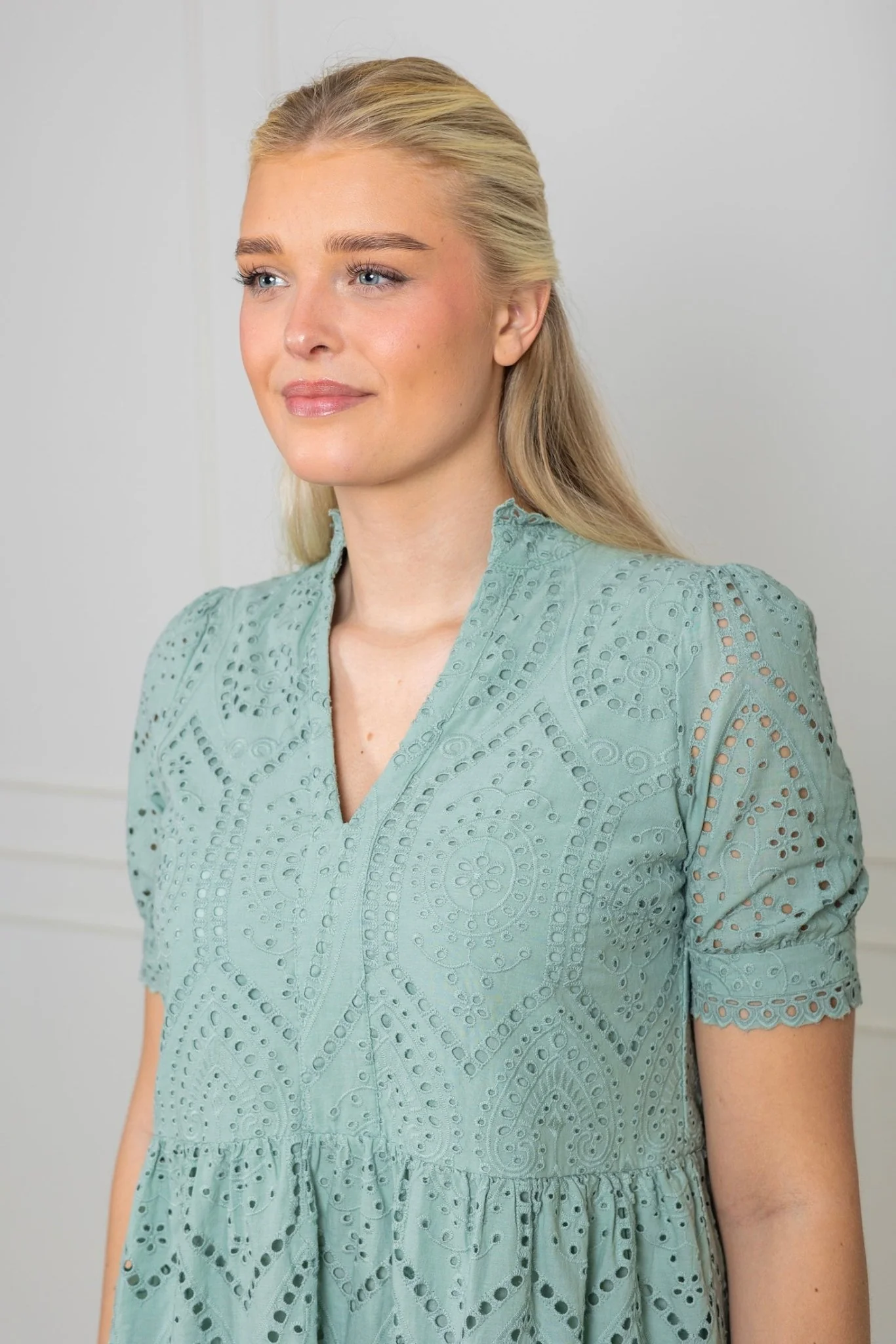 Yasholi Ss Dress Iceberg Green - Image 5