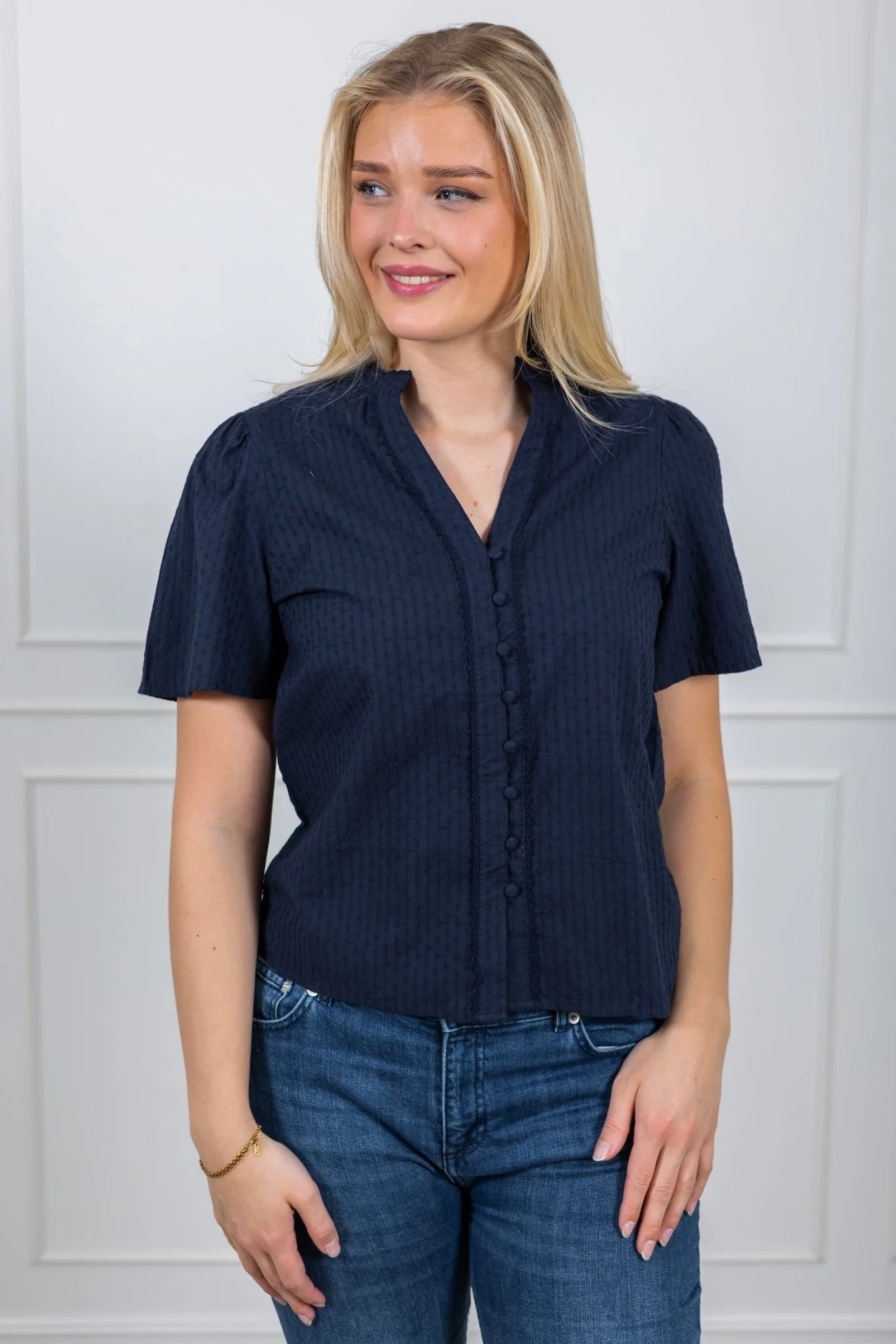 Yastia Ss Top Navy Blazer - Image 4