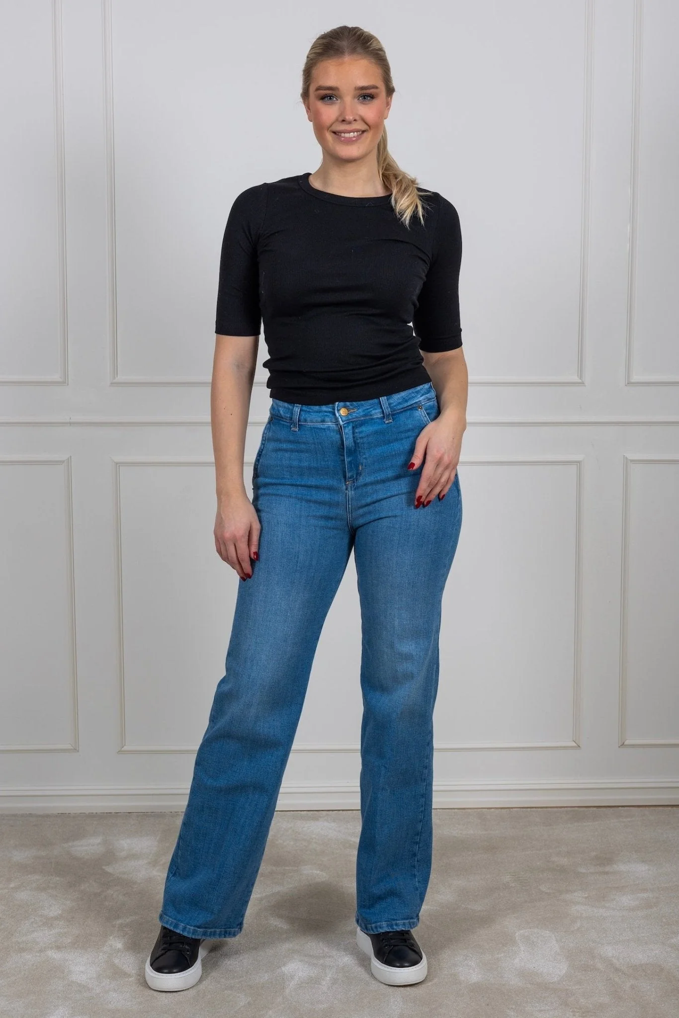 Silvia Jeans Den Saltwater Stone