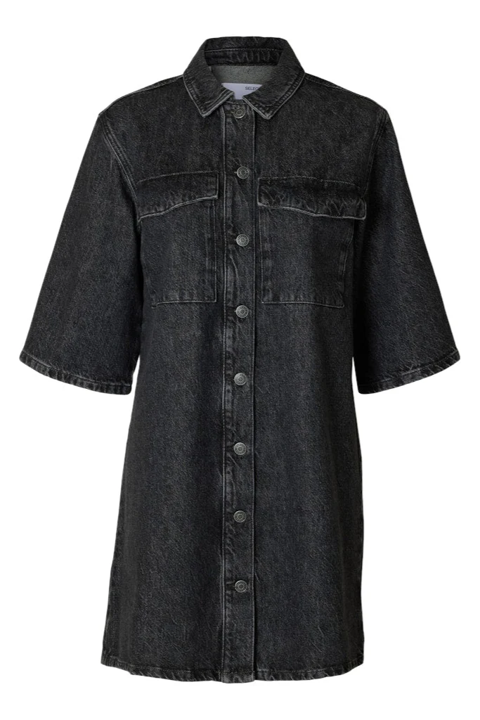 Harper Short Dress Black