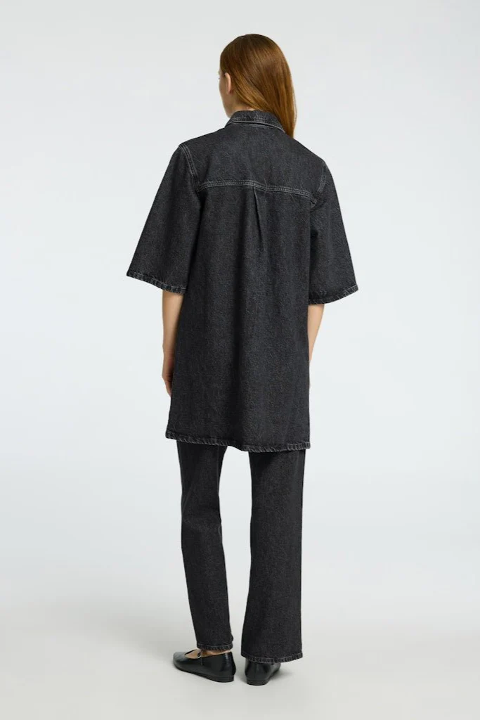 Harper Short Dress Black - Image 7