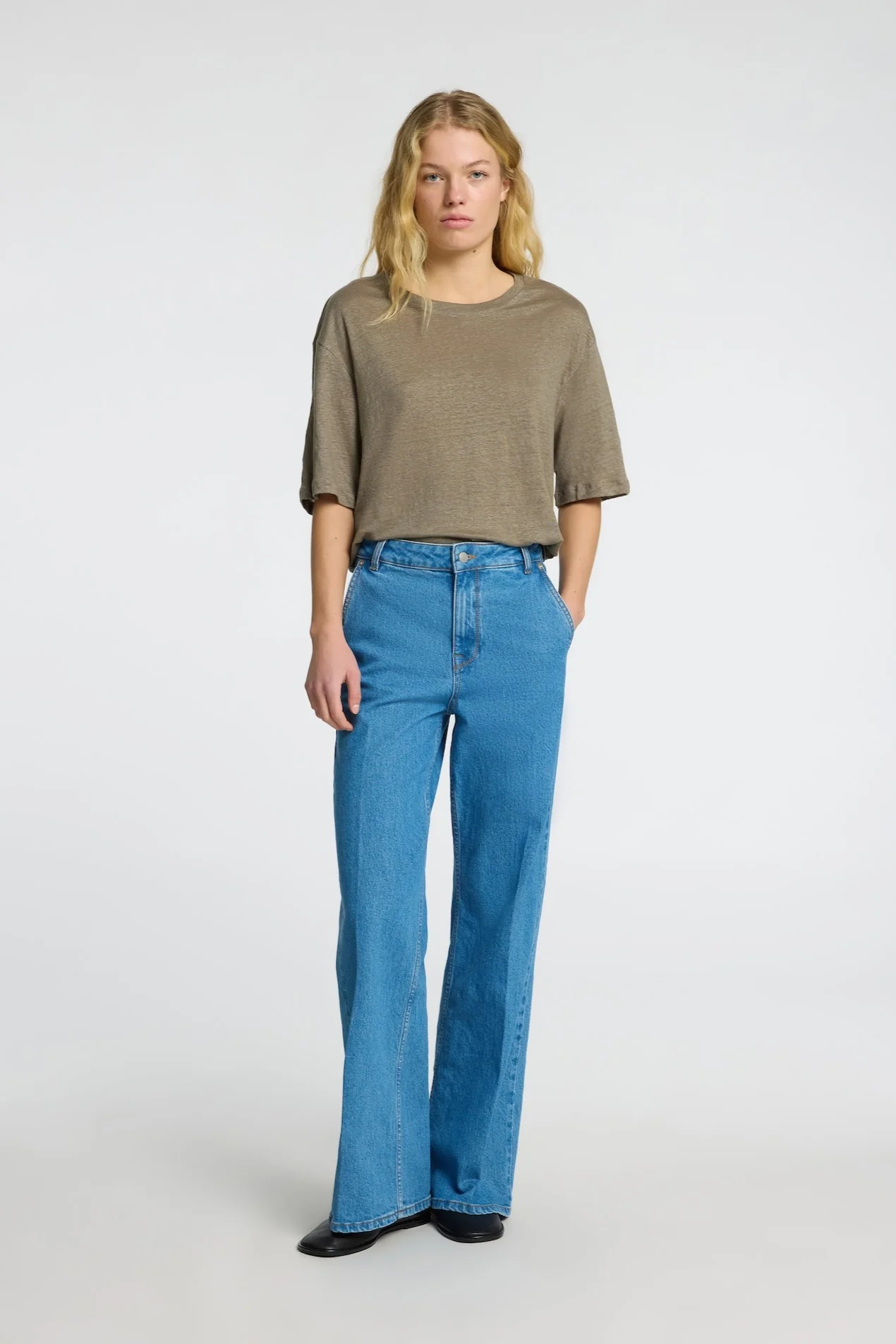 Vilja Linen Ss Tee Vetiver - Image 7