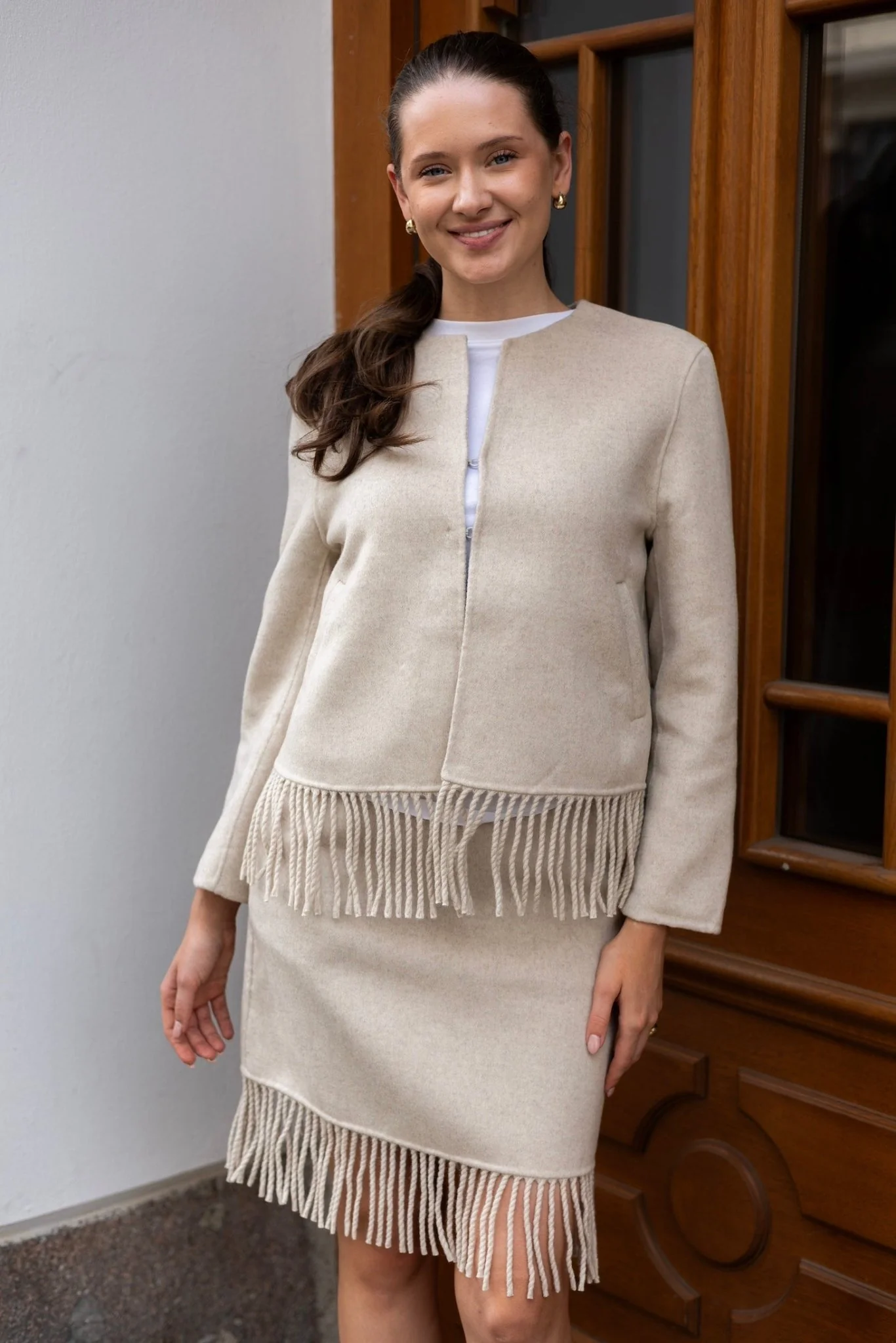 Martine Skirt Sand - Image 4