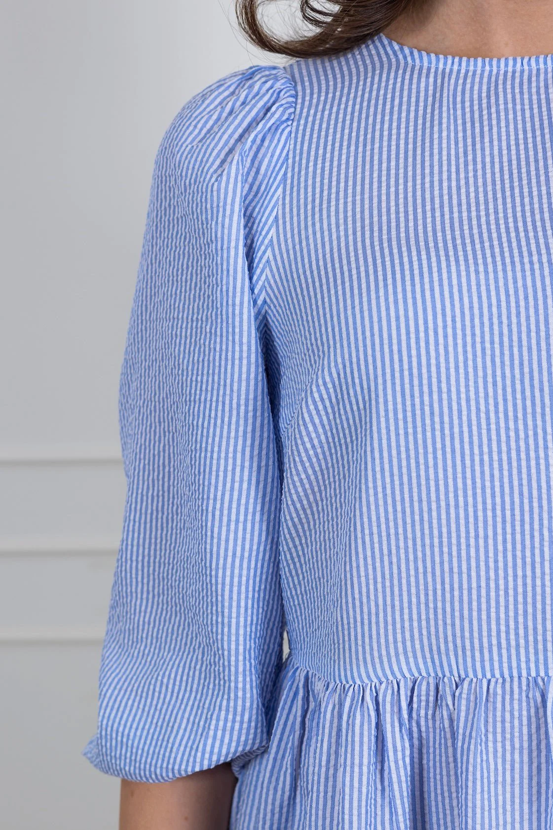 Sonja Dress Blue/White Stripe - Image 5