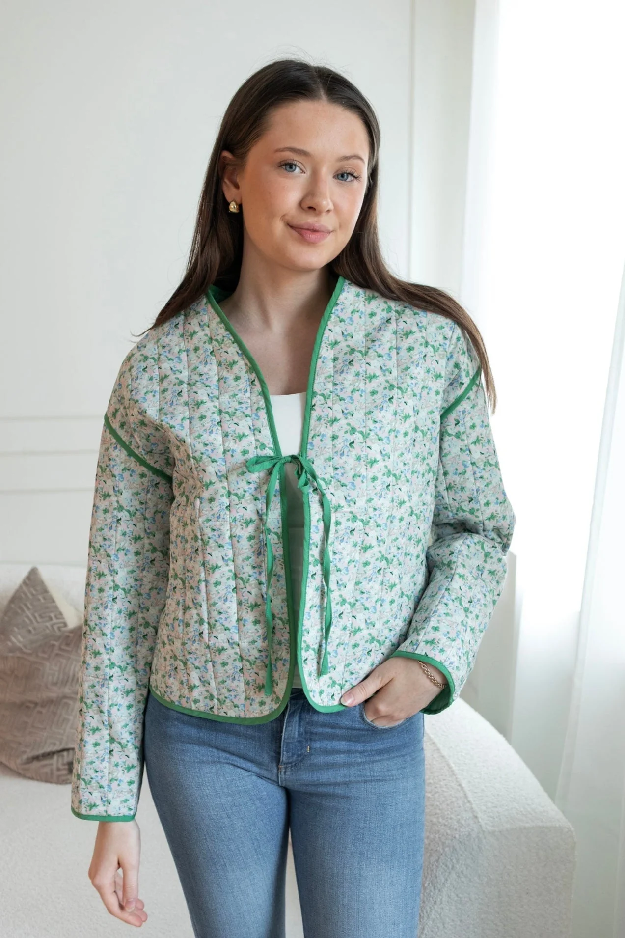 Kamela Jacket Rose/Blue - Image 8