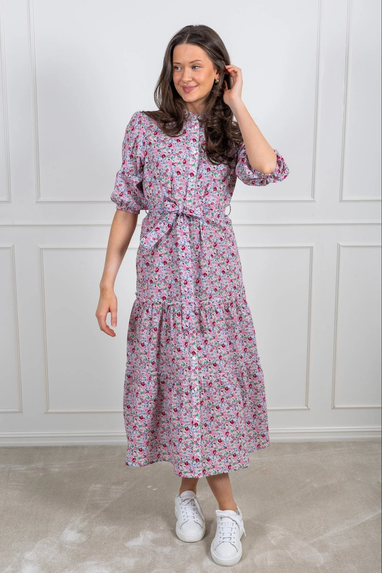 Kate Long Dress Rose/Pink - Image 4