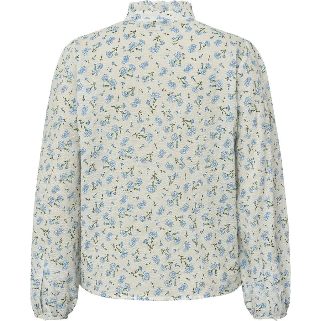 Tiffany Shirt White/Blue - Image 10