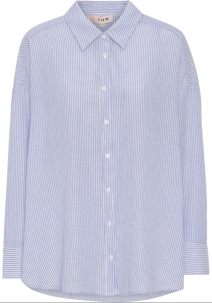 Sonja Shirt Blue/White Stripe - Image 2