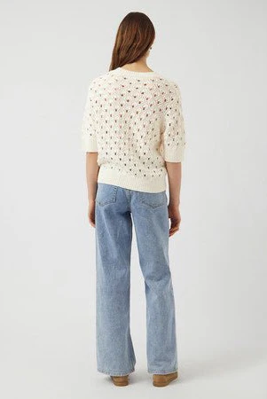 Yasmansa 2/4 Knit Pullover Star White - Image 8