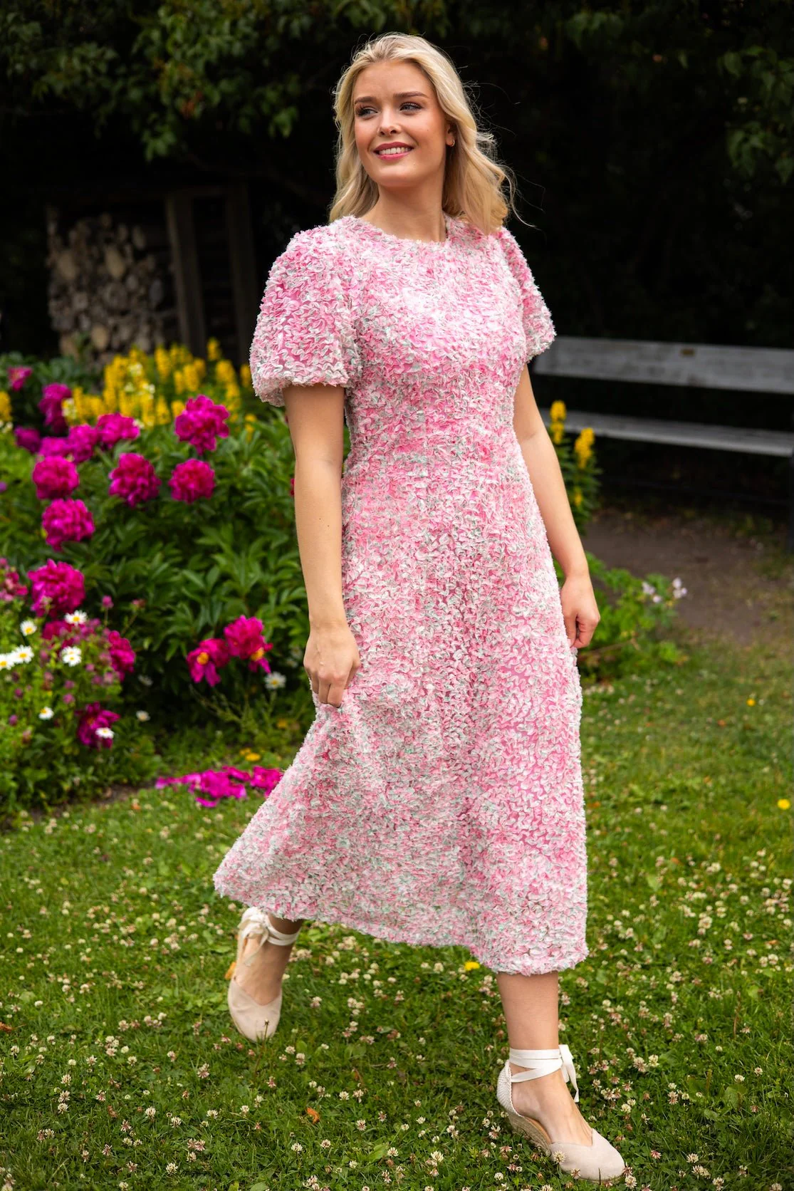 Yaskerry Ss Long Dress Sachet Pink - Image 4