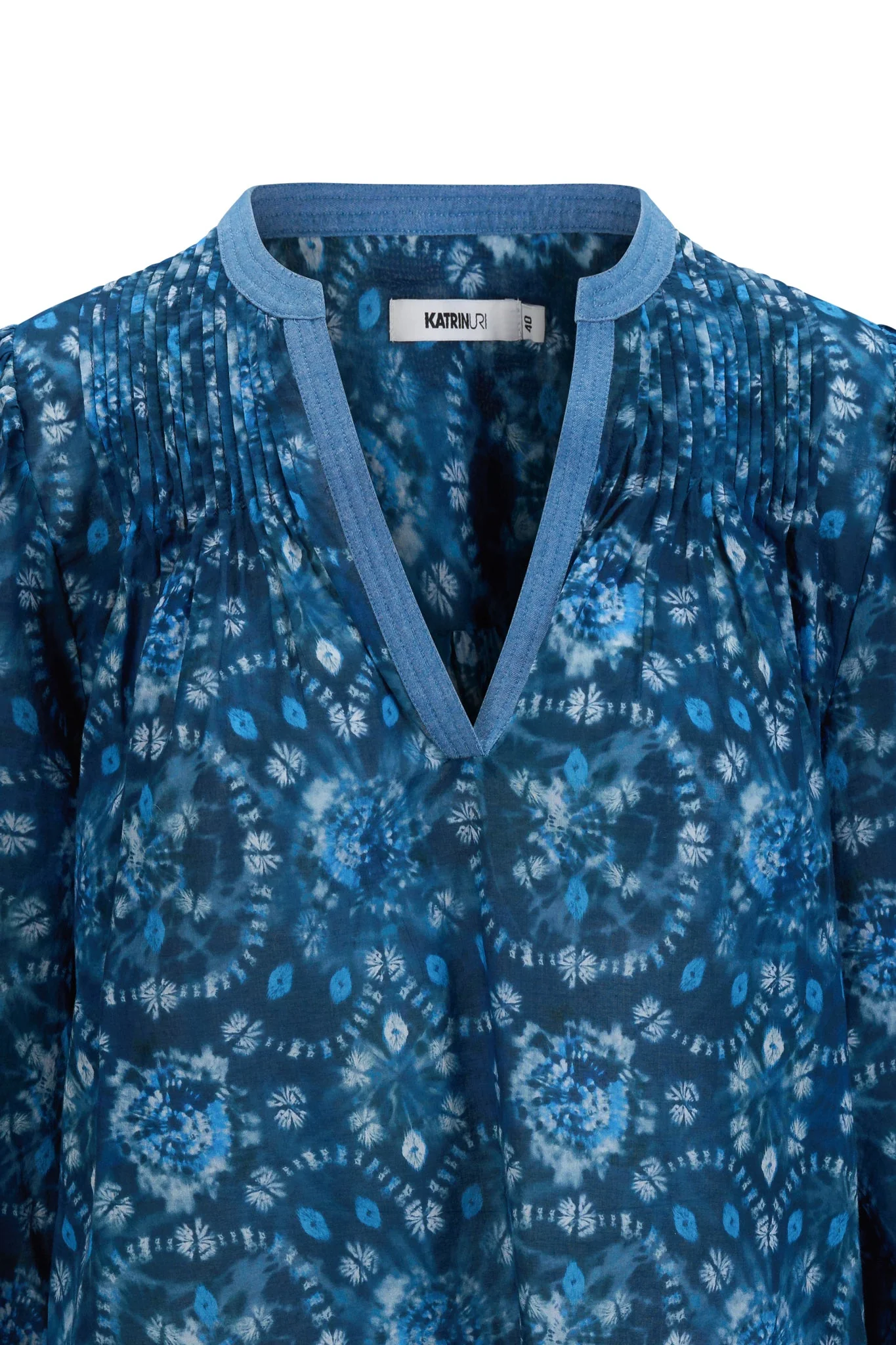 Indigo Casablanca Blouse Blue - Image 4