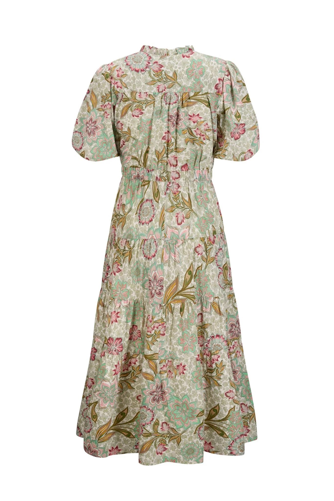 Florence Pia Dress Green - Image 8
