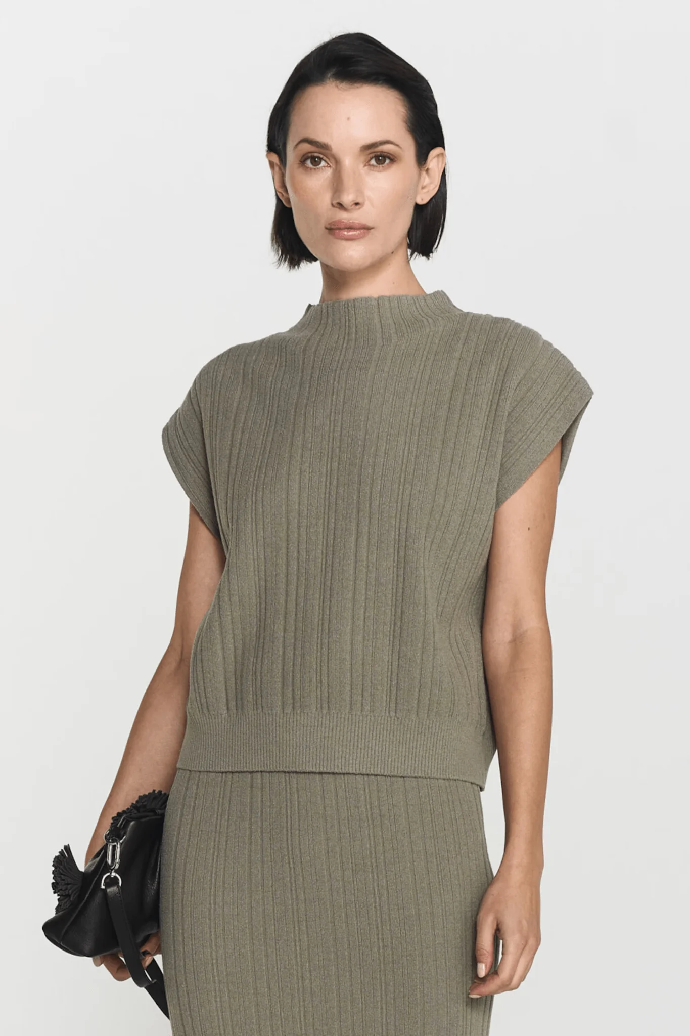 Sylvie Funnel Top Khaki - Image 3