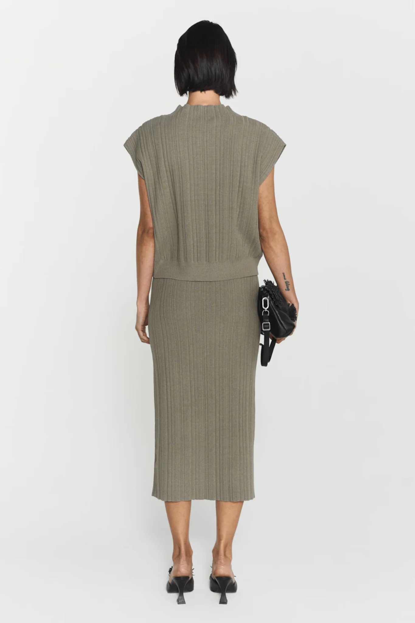 Sylvie Funnel Top Khaki - Image 4