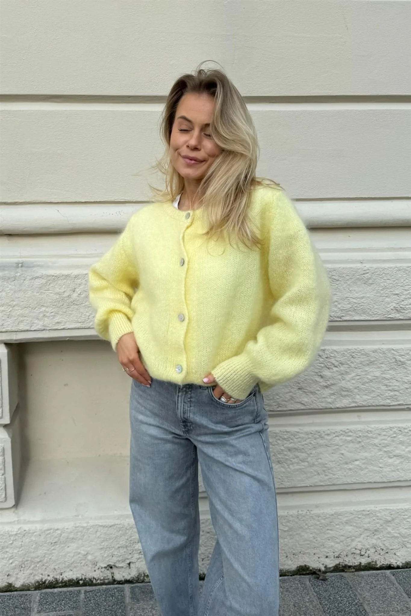 Ida Cardigan Yellow - Image 3