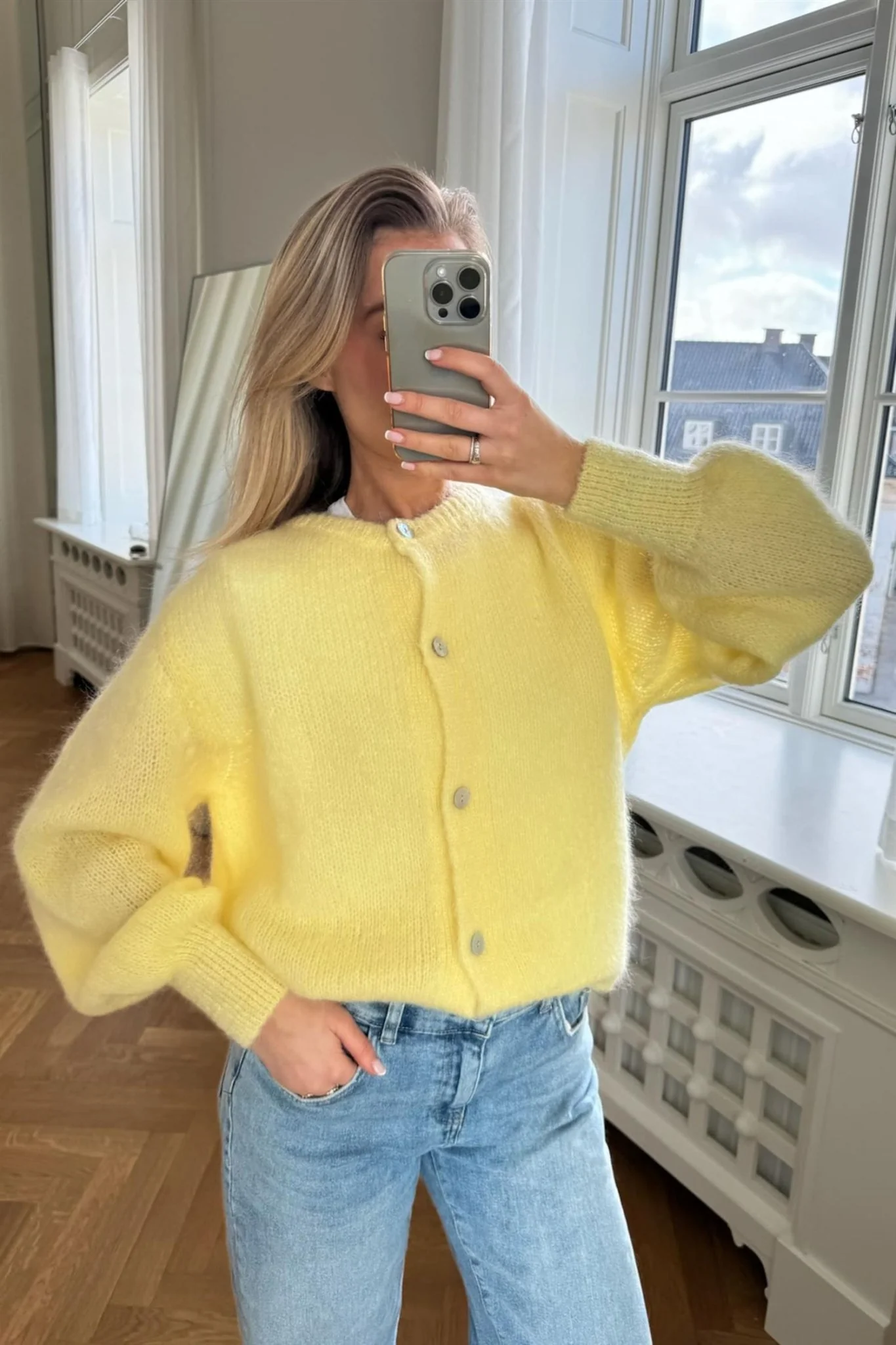 Ida Cardigan Yellow - Image 5