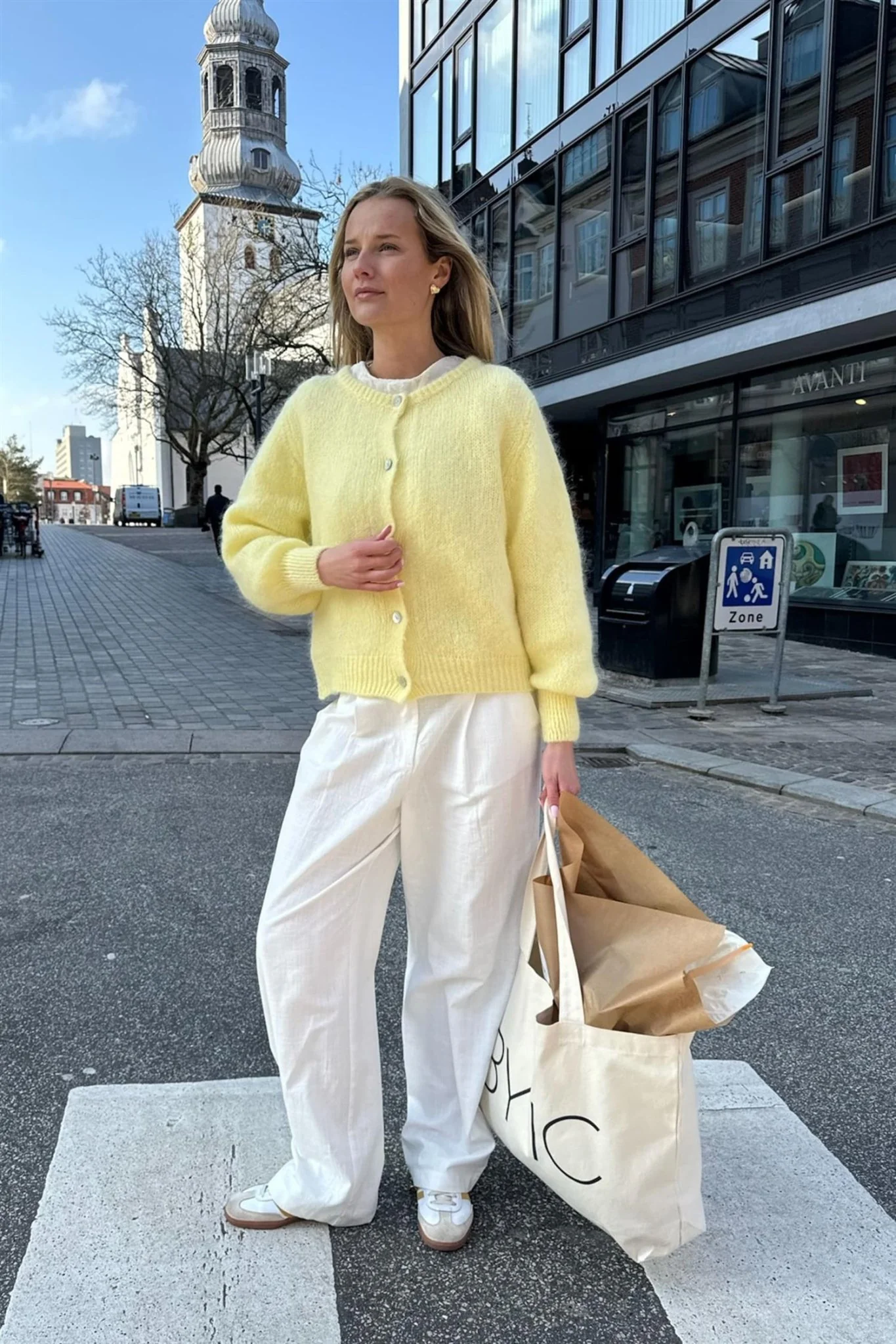 Ida Cardigan Yellow - Image 6