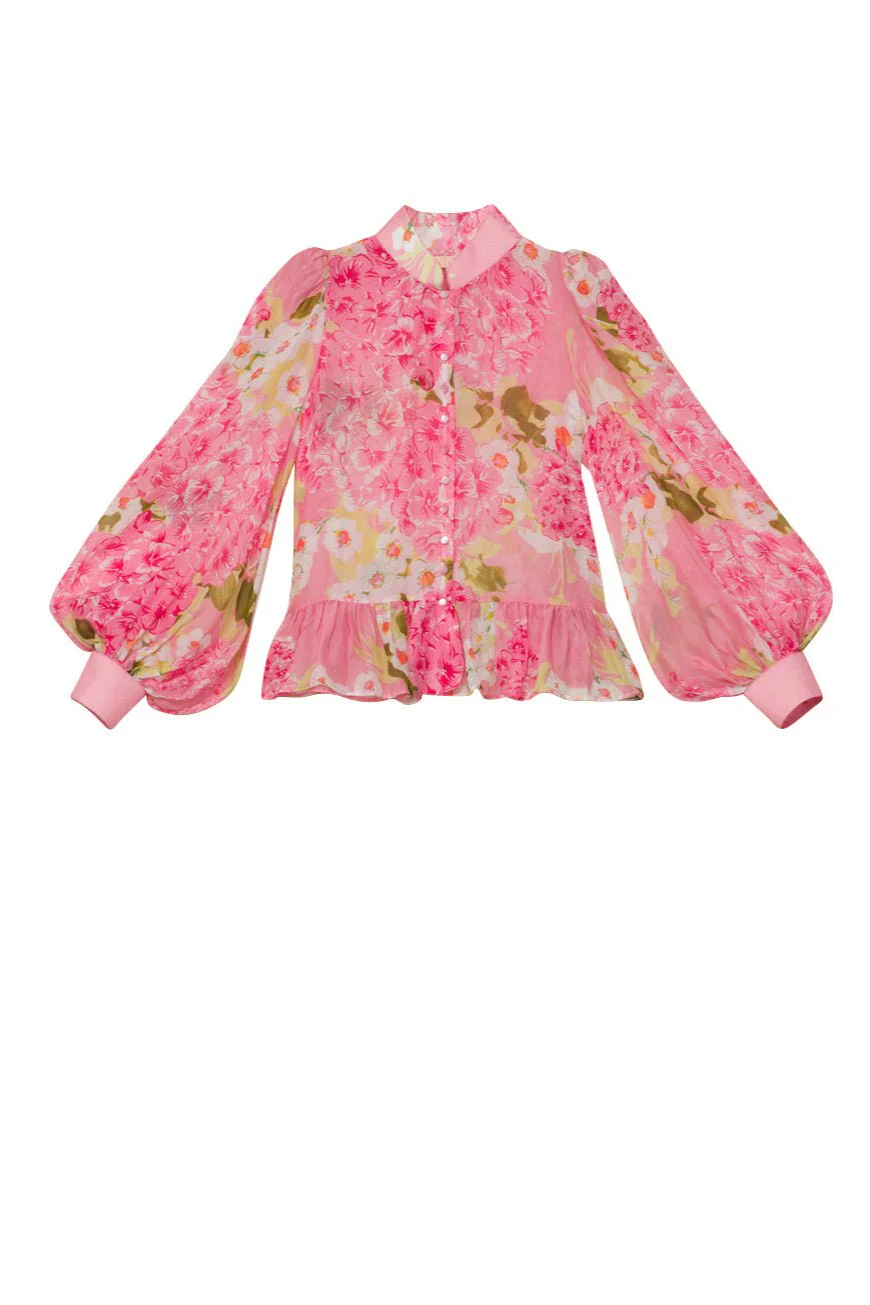 Organza Shirt Cherry Blossom - Image 2