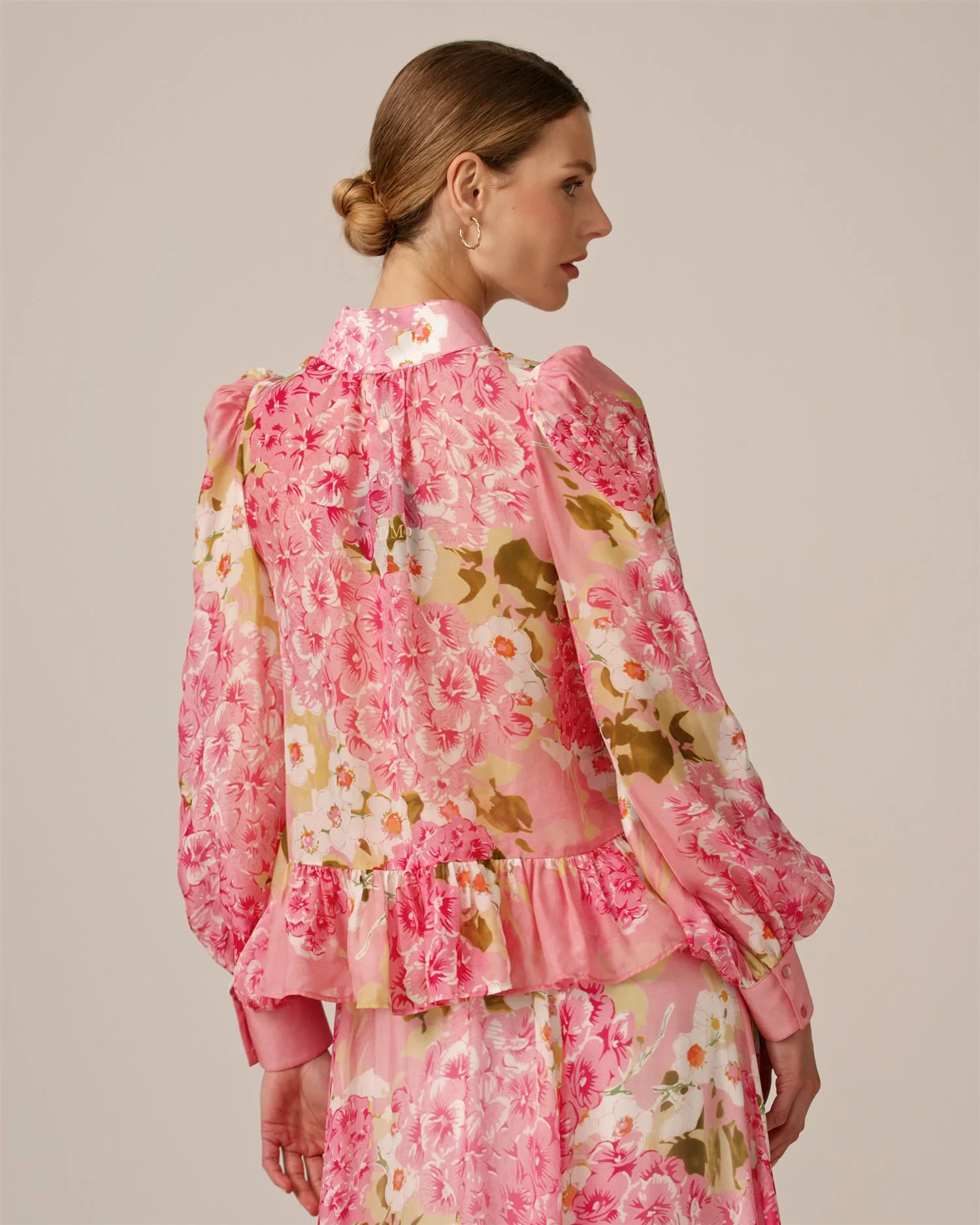 Organza Shirt Cherry Blossom - Image 3