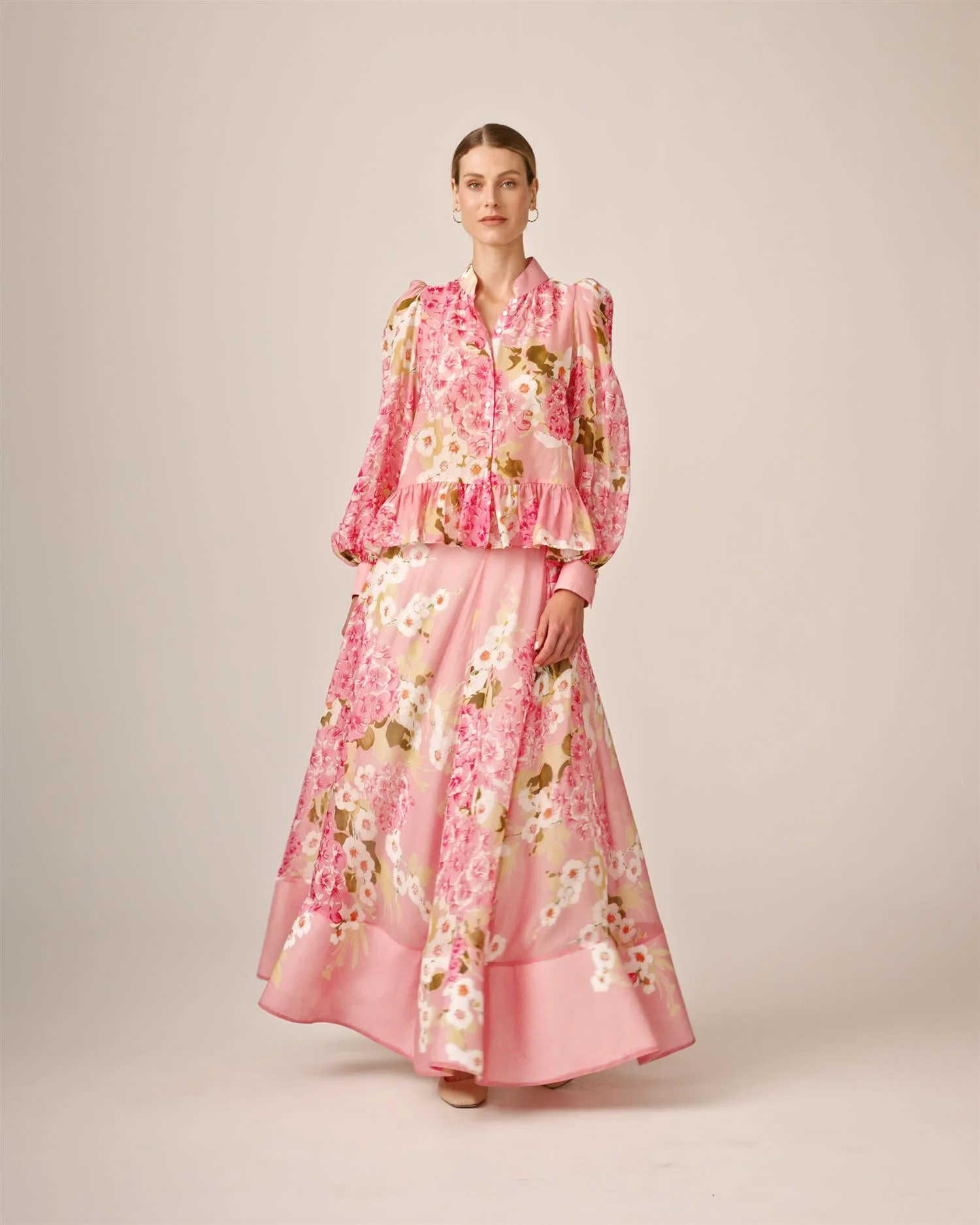 Organza Shirt Cherry Blossom - Image 7