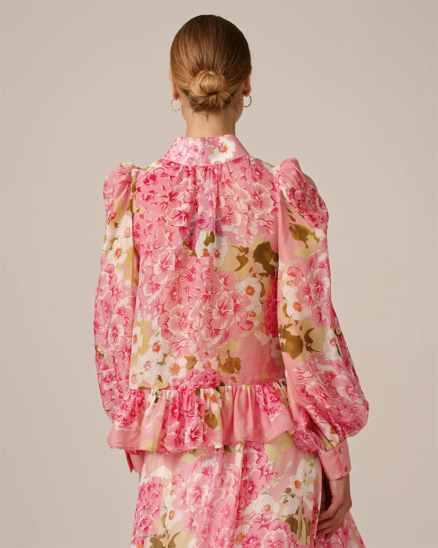 Organza Shirt Cherry Blossom - Image 8