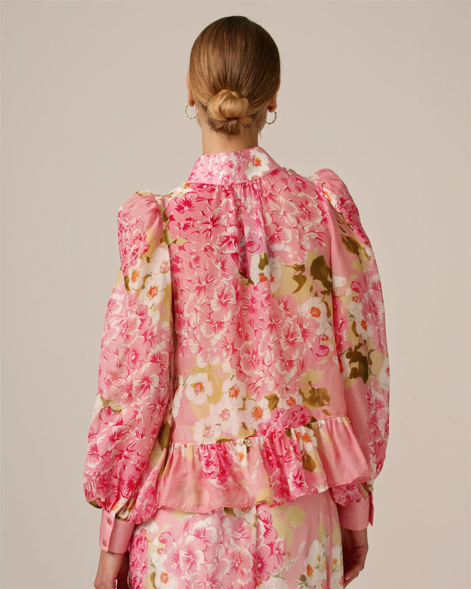 Organza Shirt Cherry Blossom - Image 9