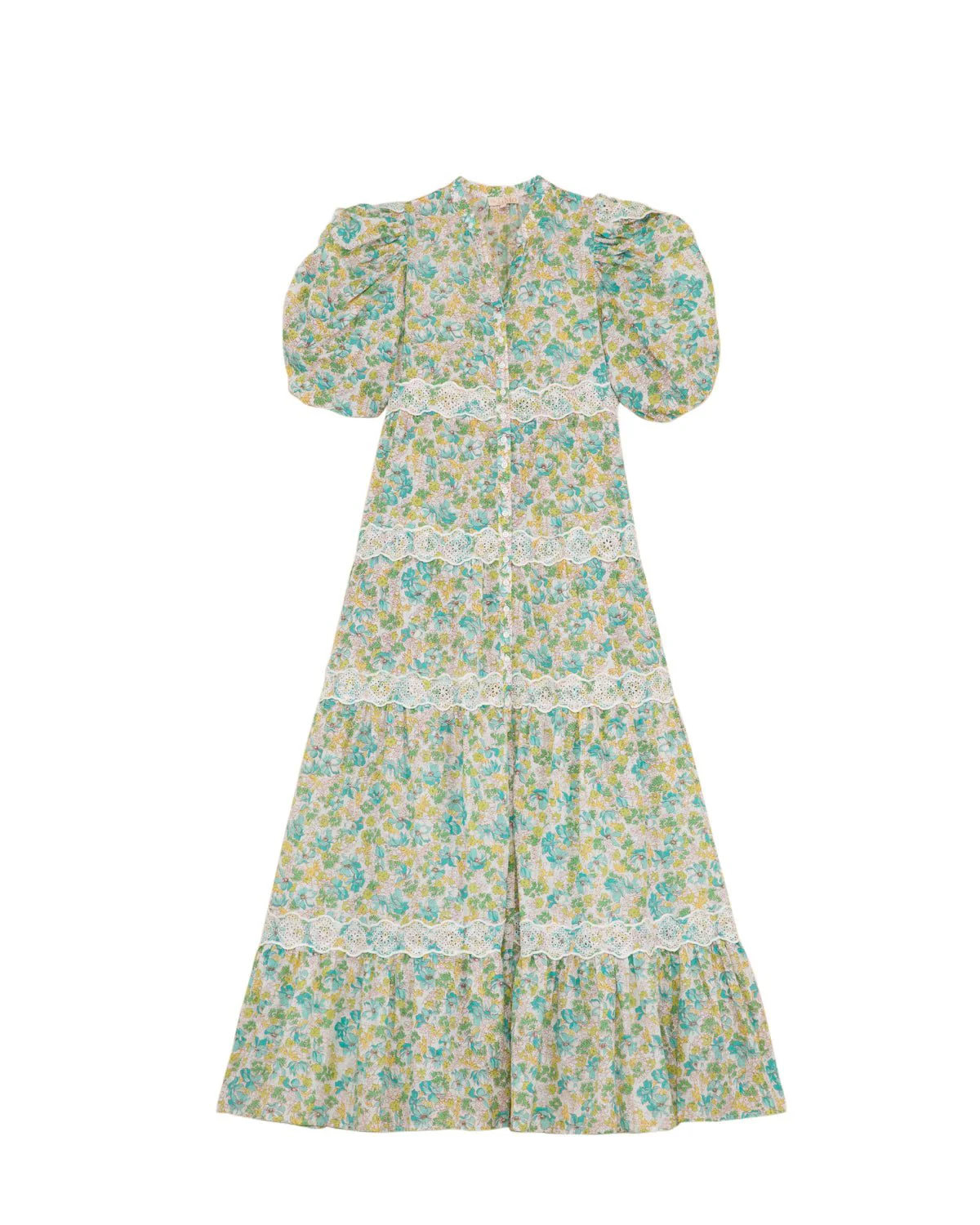 Cotton Slub Relaxed Dress Anemone Fields - Image 7