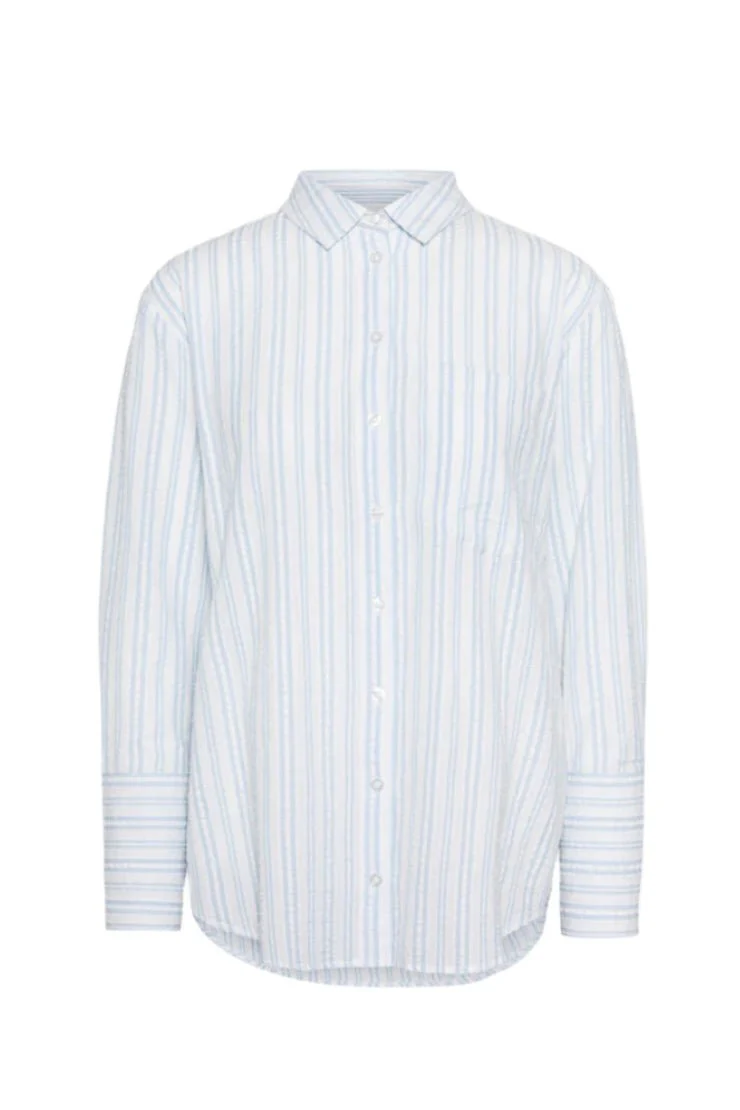 Bibi Crepe Shirt Light Blue - Image 2