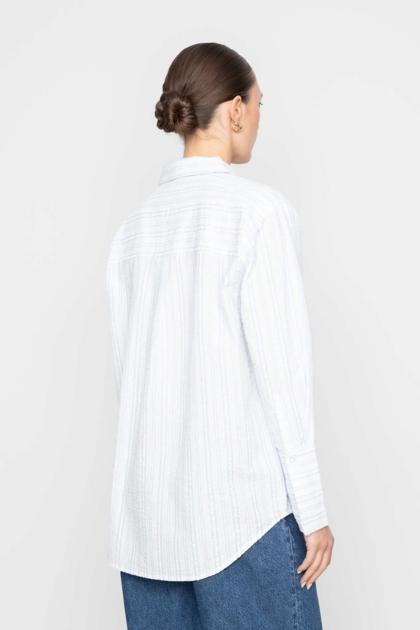 Bibi Crepe Shirt Light Blue - Image 6