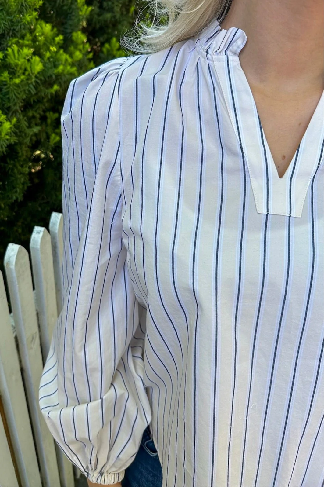 Infinity Blouse Cream Stripe - Image 7