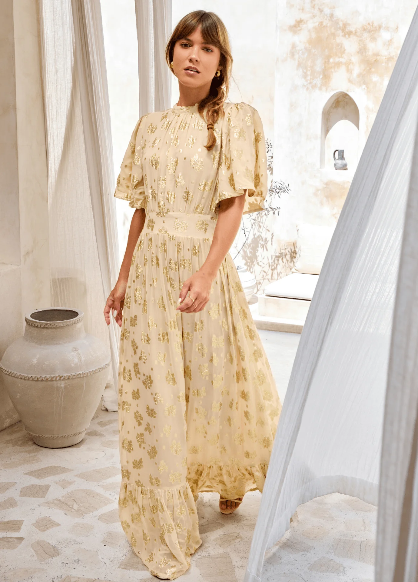 Heena Dress Sunkissed Lurex - Image 2