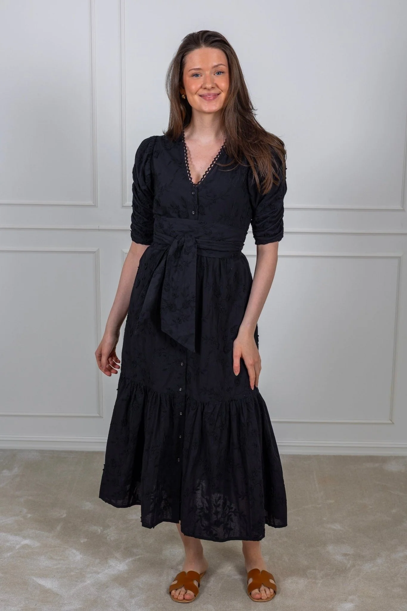 Sylvie Dress Matte Black - Image 4