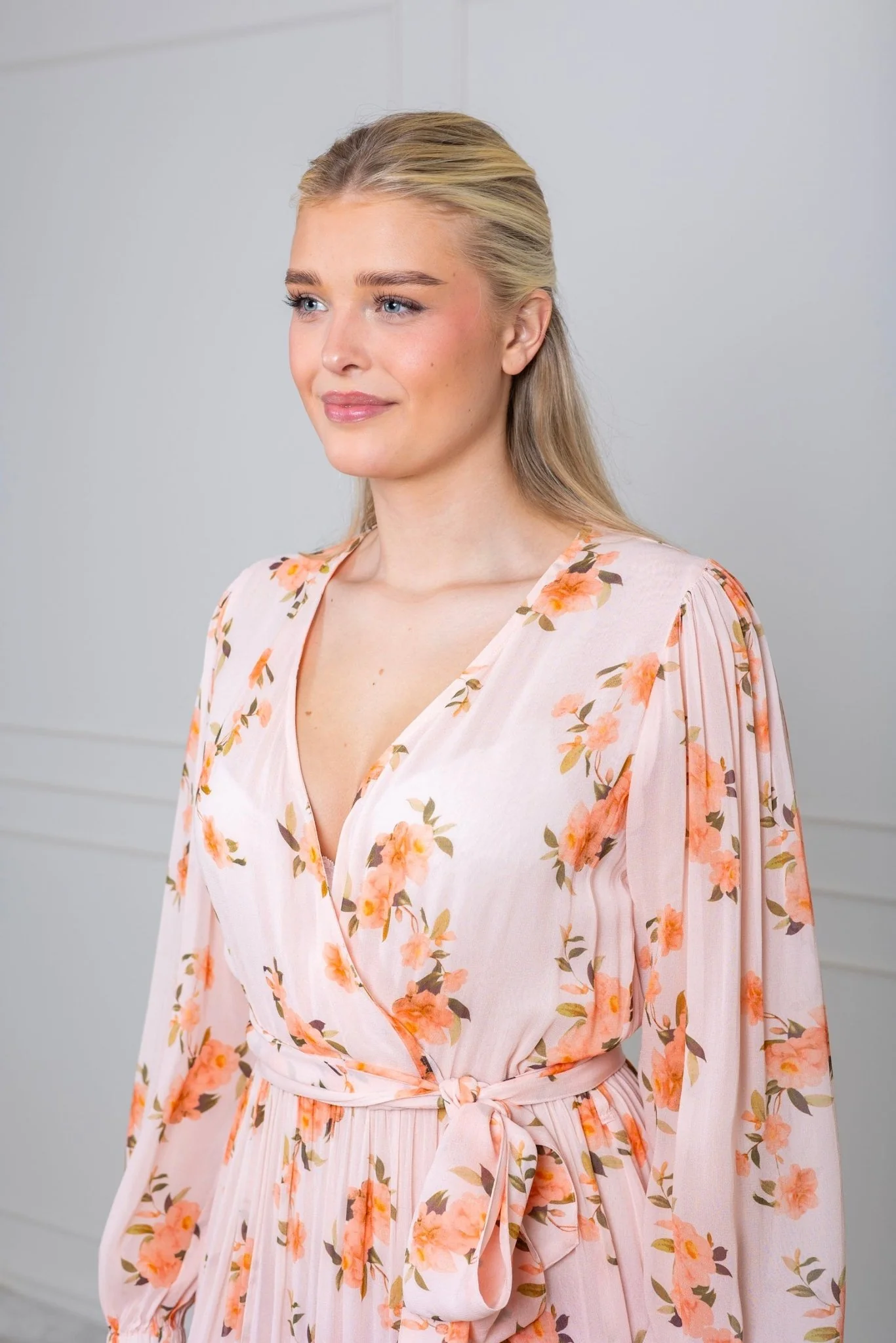 Ingrid Maxi Dress Peach Bloom - Image 8