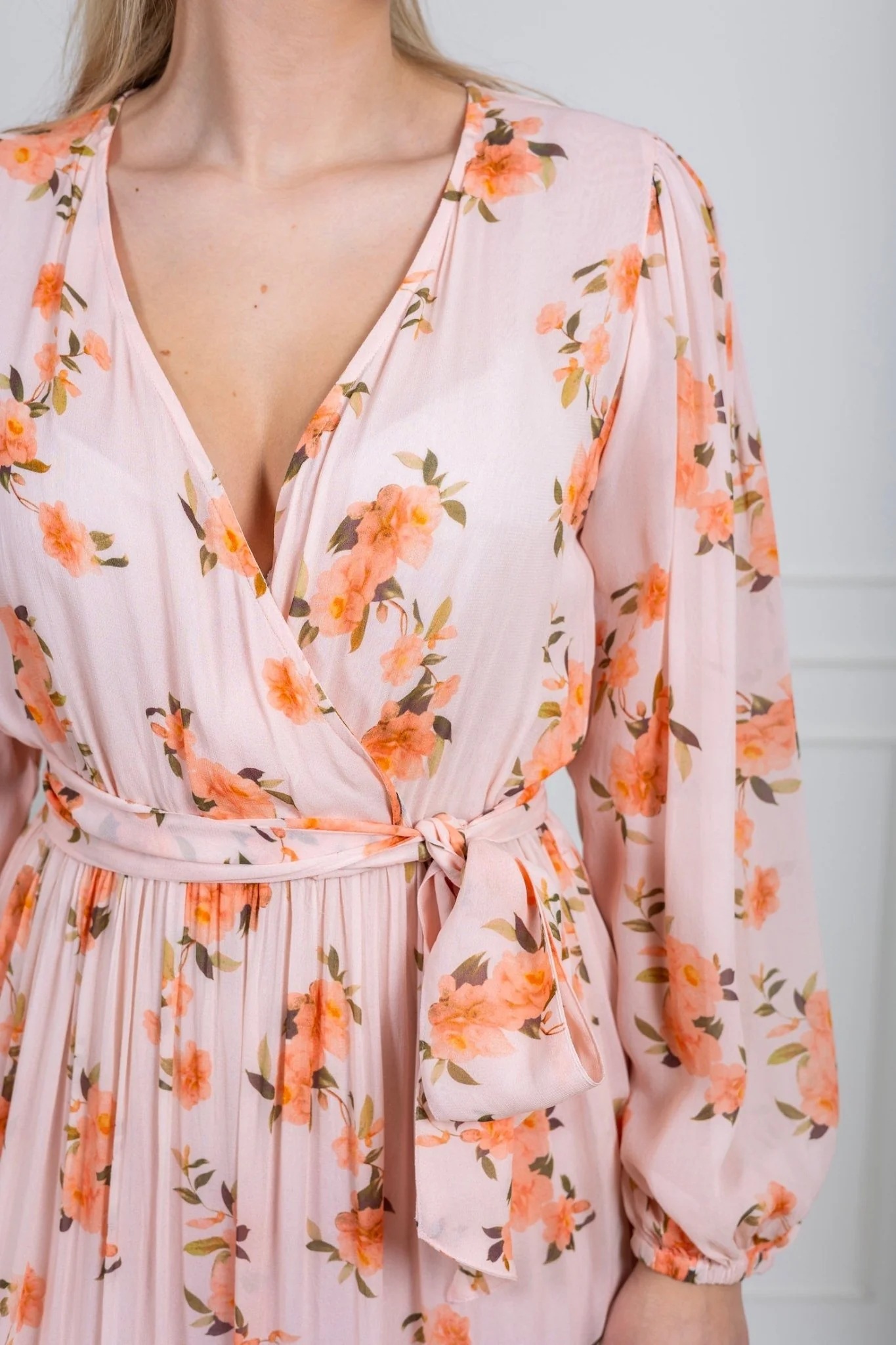 Ingrid Maxi Dress Peach Bloom - Image 9