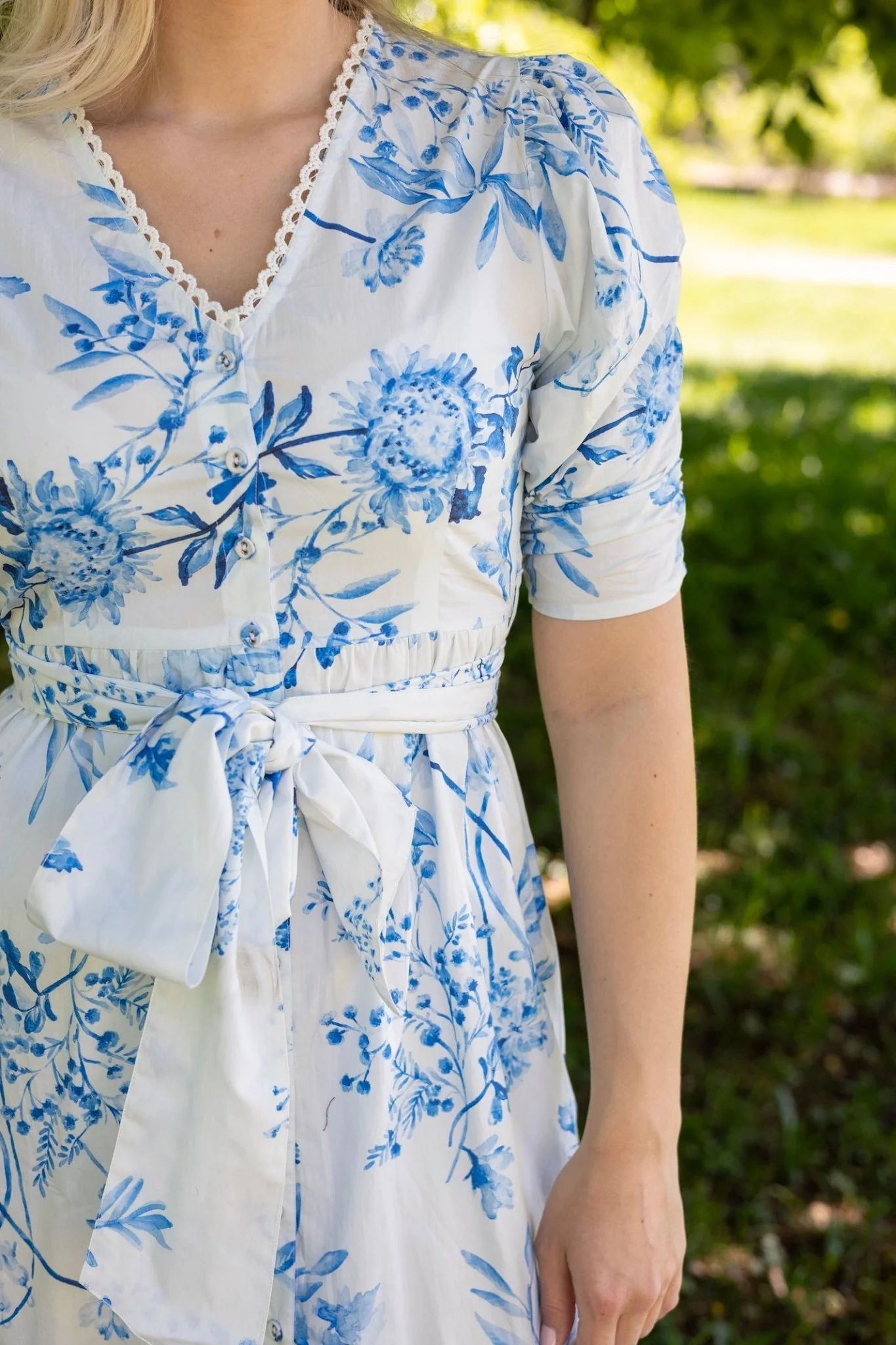 Sylvie Dress Blue Bloom - Image 4