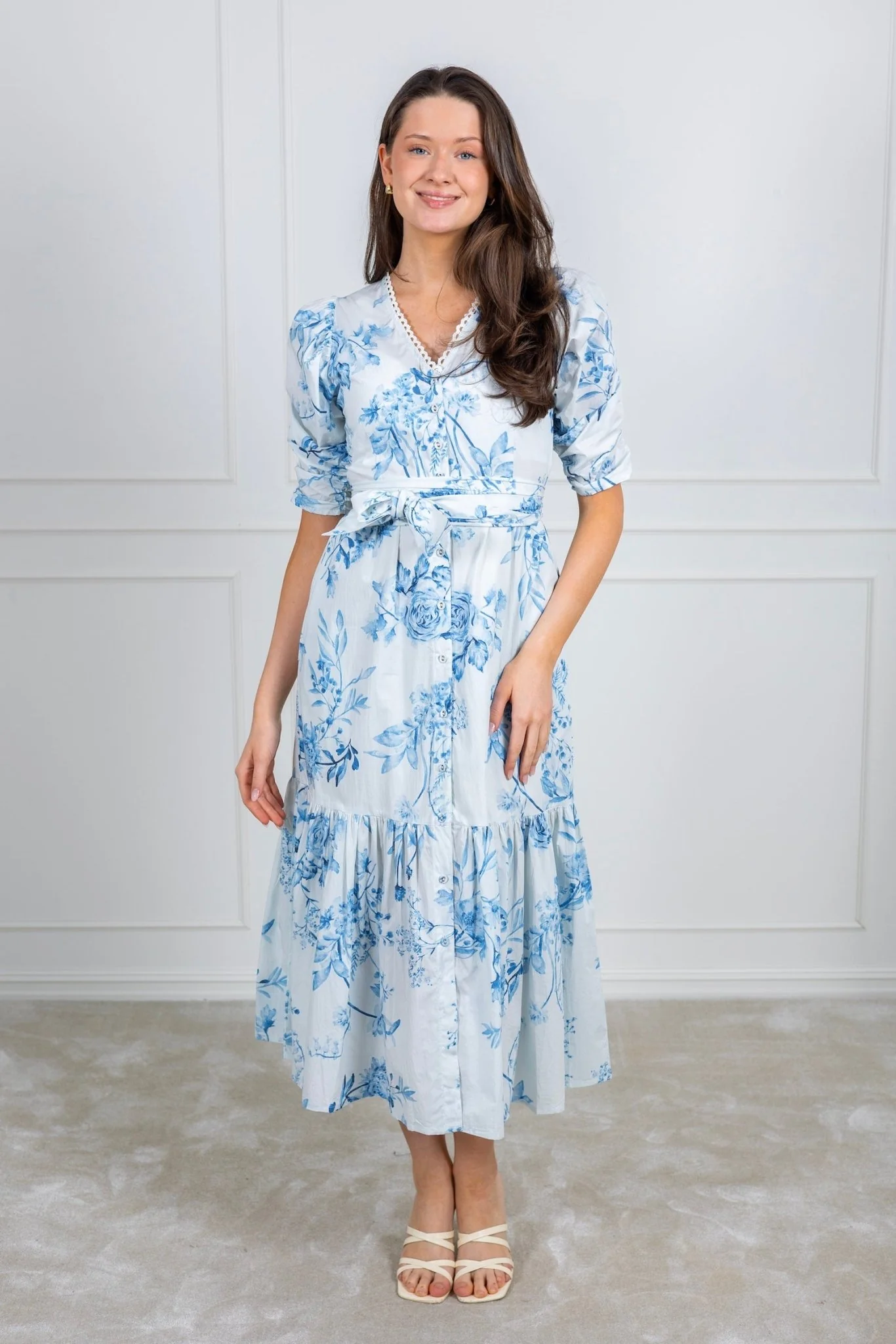 Sylvie Dress Blue Bloom - Image 5