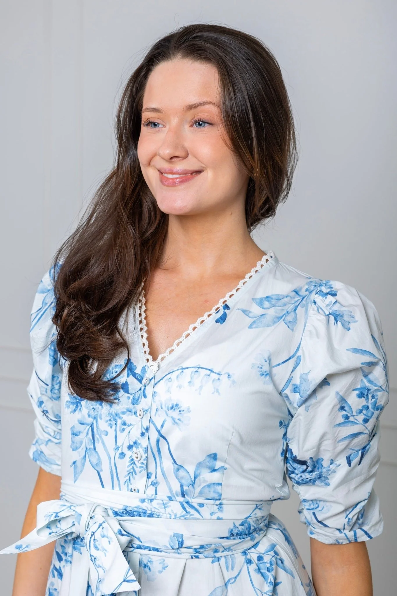 Sylvie Dress Blue Bloom - Image 8