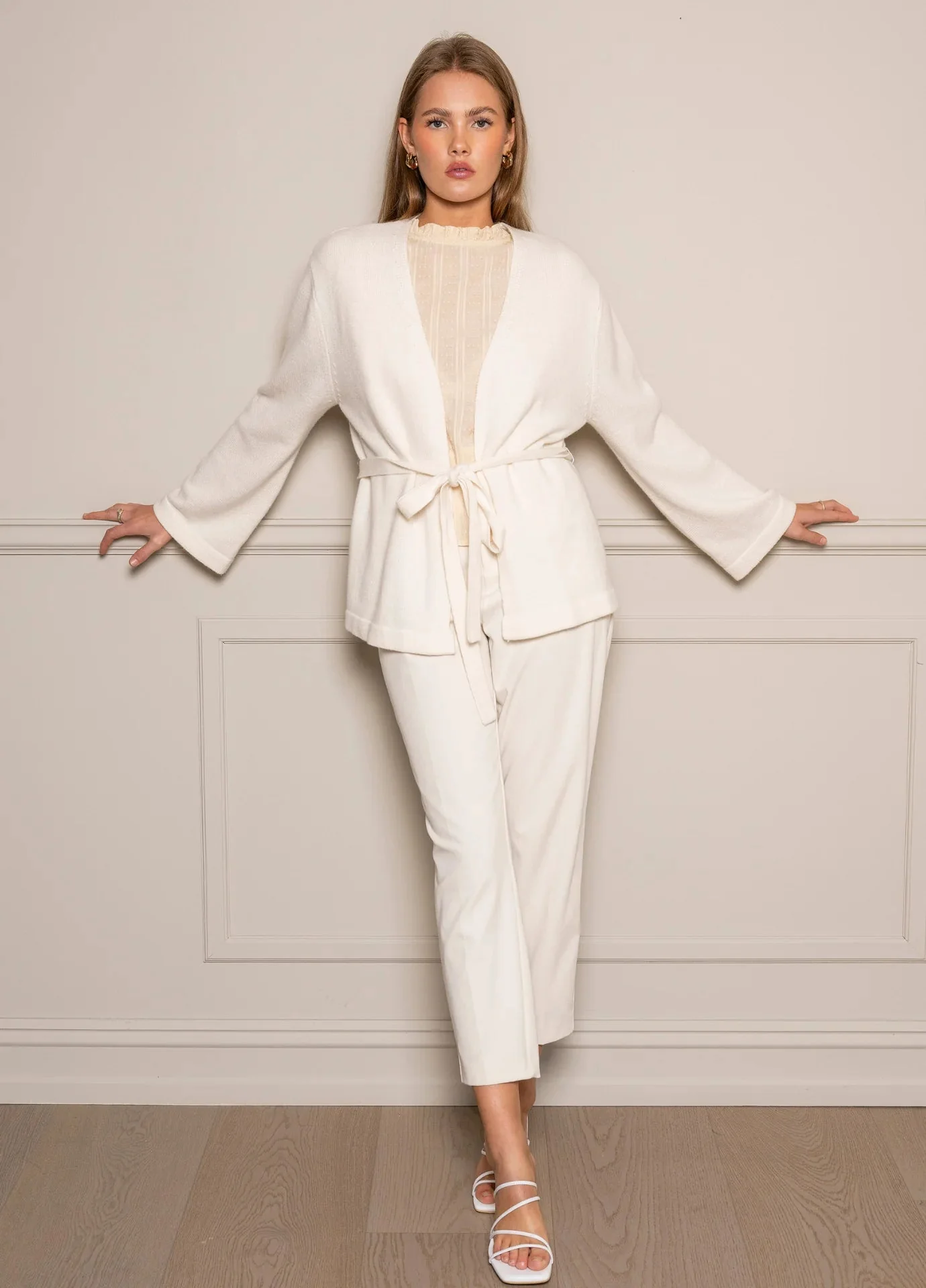 Jenna Cardigan Cream - Image 2