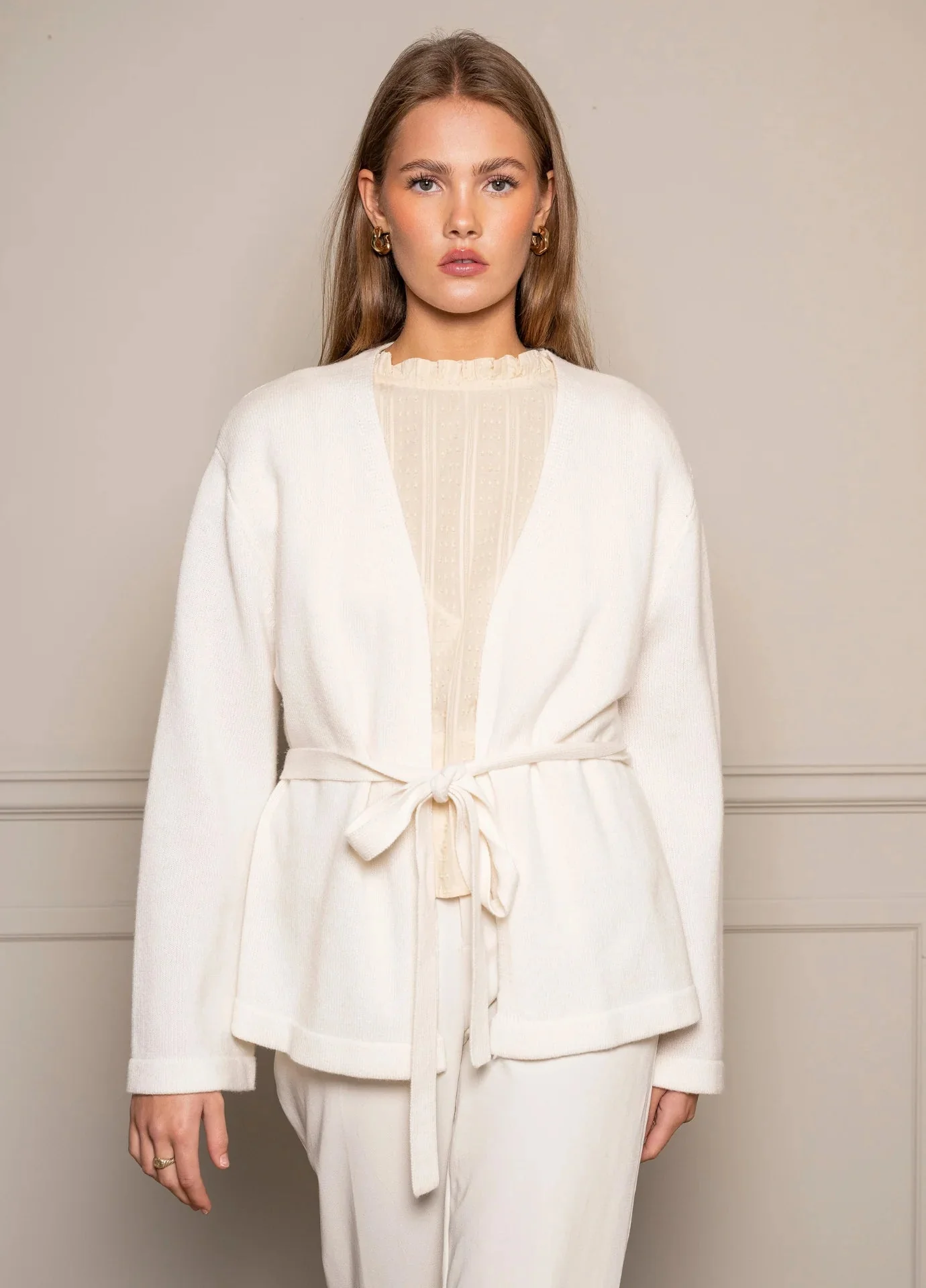 Jenna Cardigan Cream - Image 3
