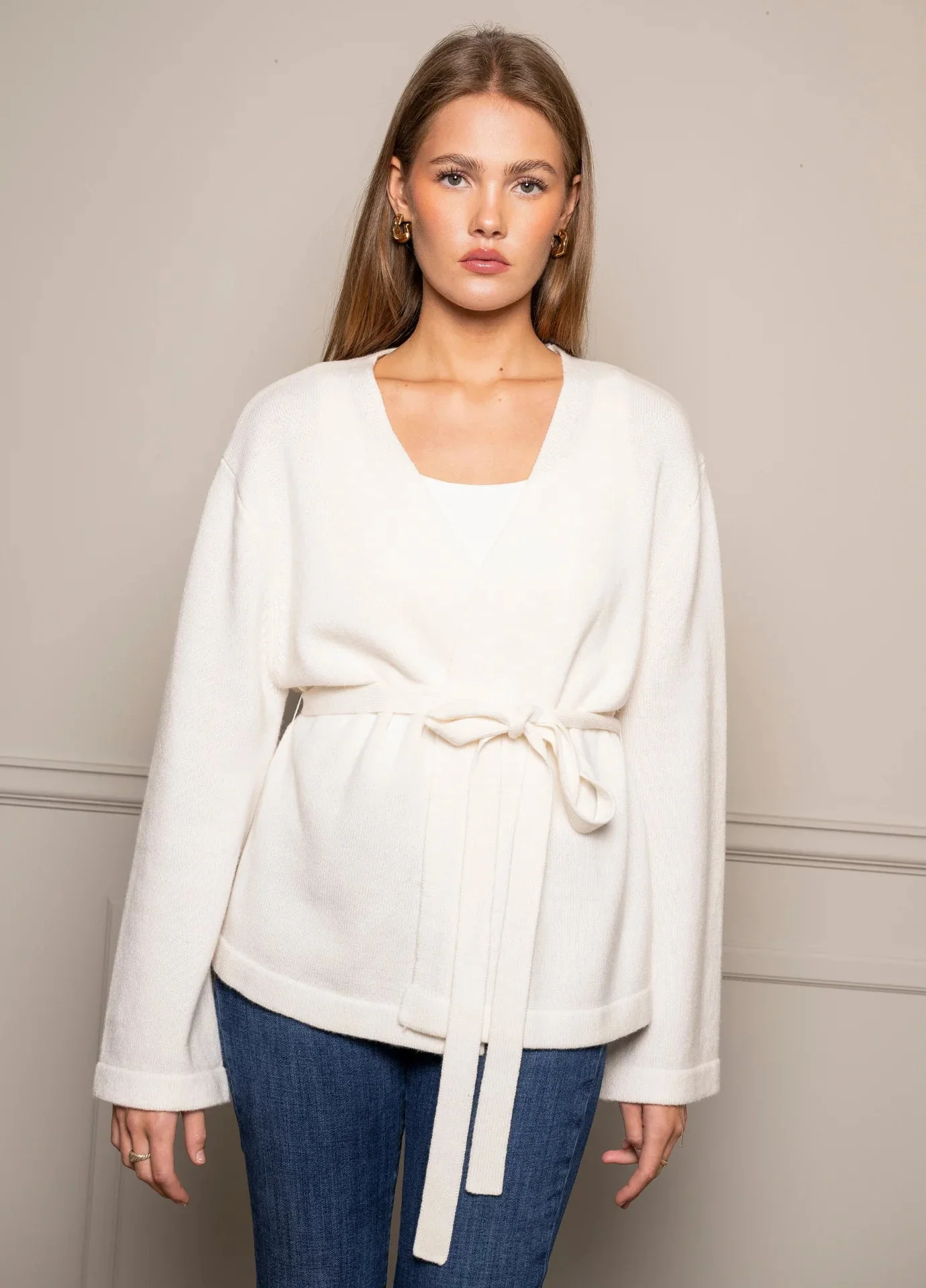 Jenna Cardigan Cream - Image 4