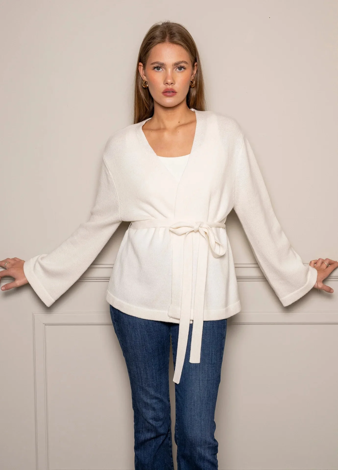 Jenna Cardigan Cream - Image 5