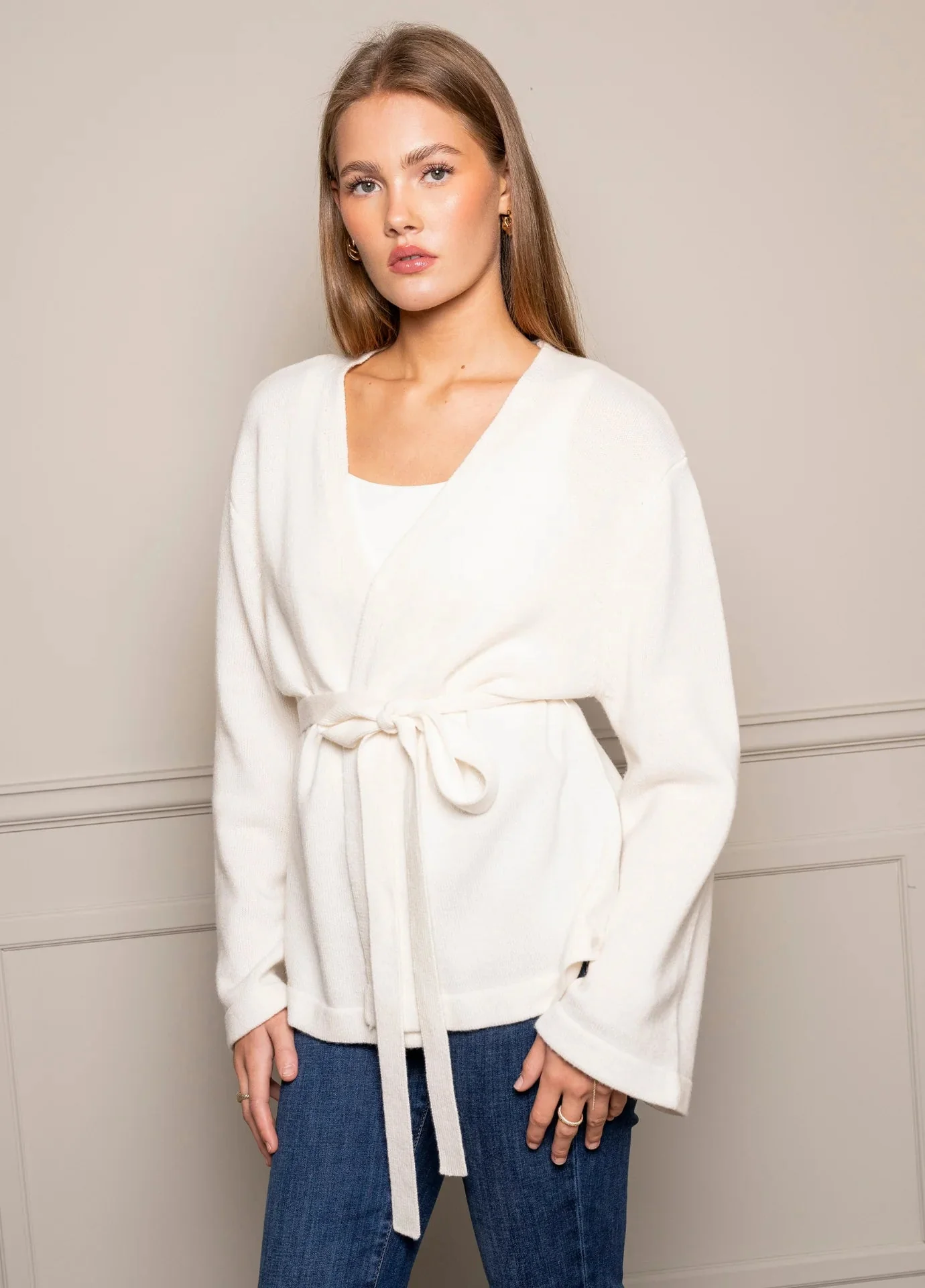 Jenna Cardigan Cream - Image 6