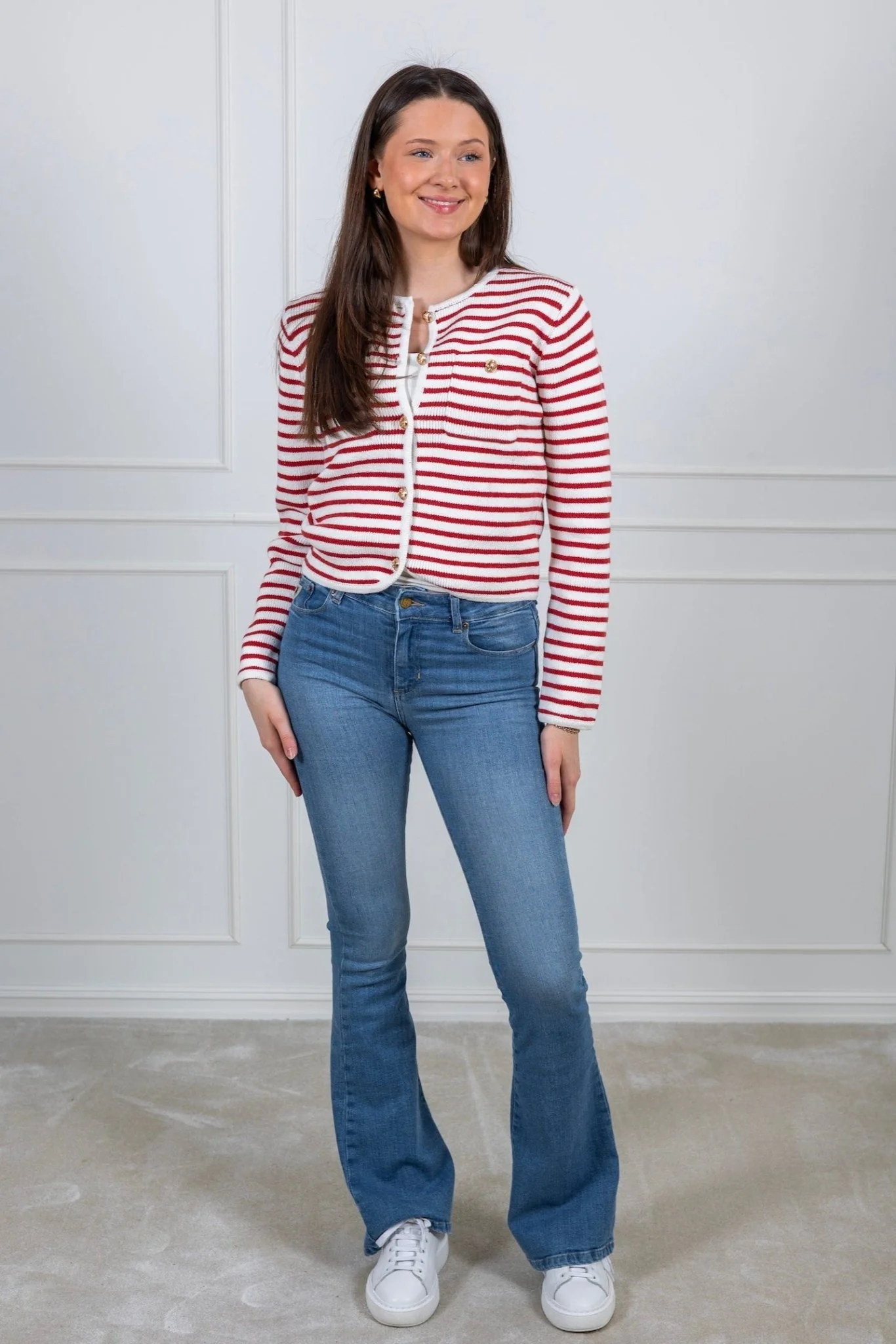 Gabriel Cardigan Blanc Casse - Image 4