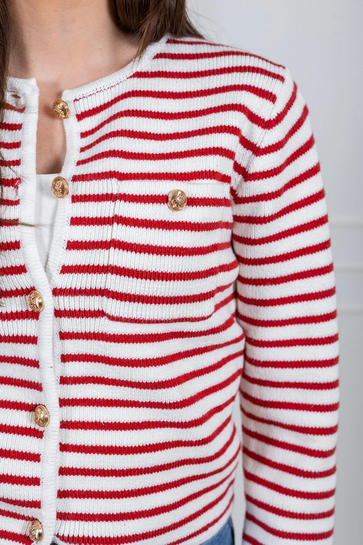Gabriel Cardigan Blanc Casse - Image 8