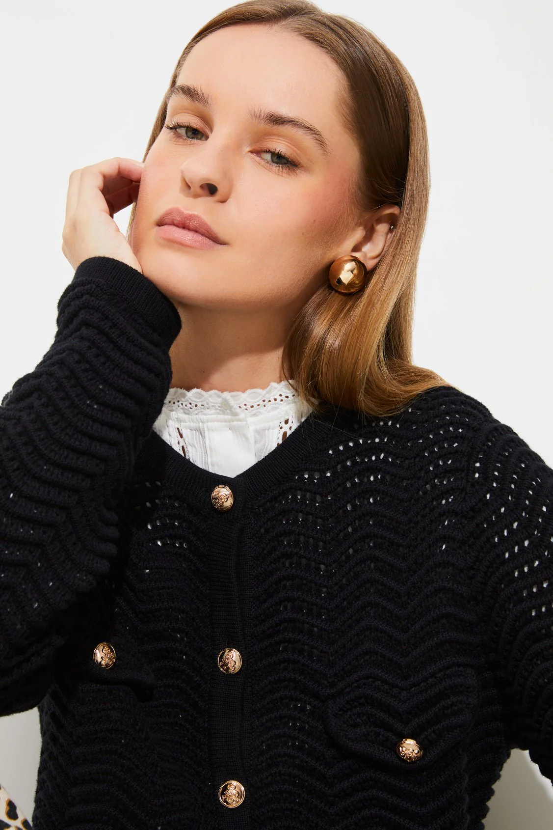 Giany Cardigan Noir - Image 6