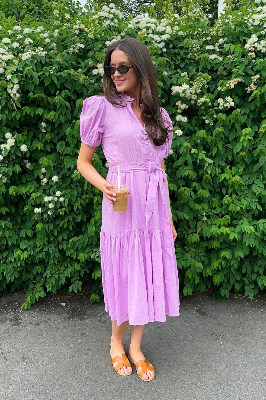 Carla Dress Mauve - Image 3