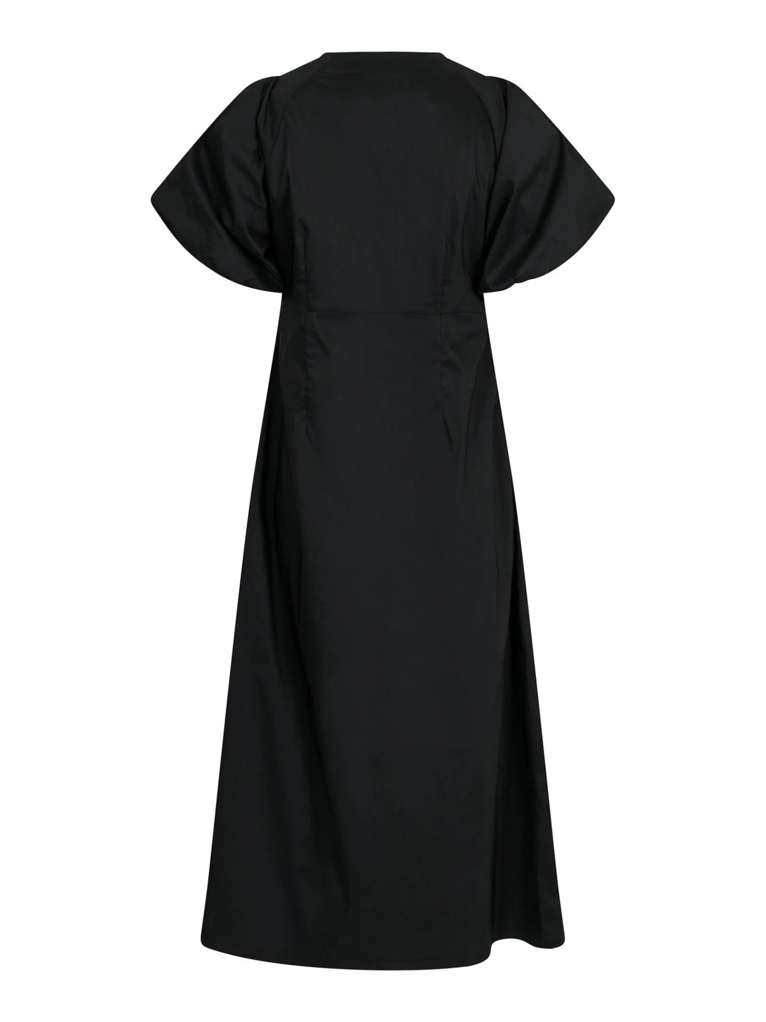 Illana Poplin Dress Black - Image 8