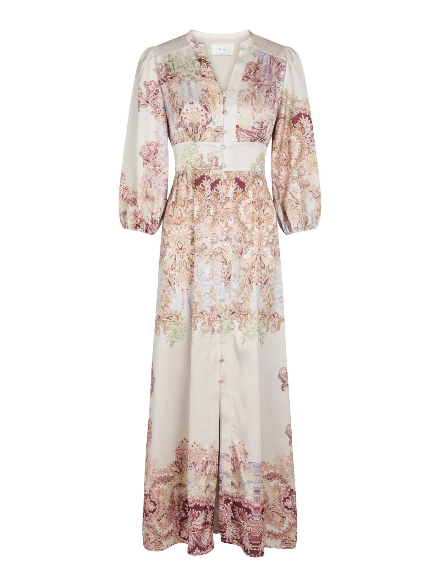 Stellar Artist Paisley Dress Ivory - Image 2