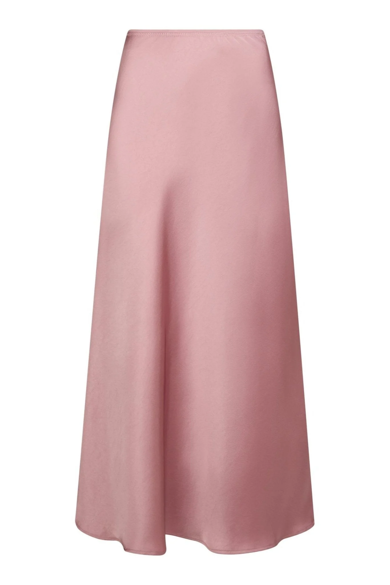 Vicky Heavy Sateen Skirt Evening Rose - Image 2
